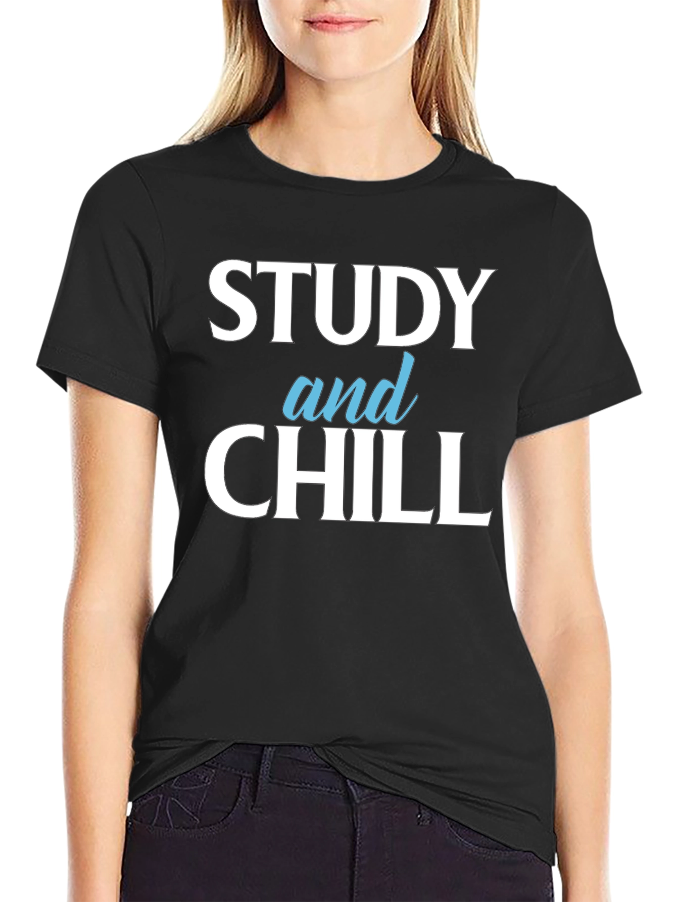 Study and Chill T-Shirt - Relaxed Student Style