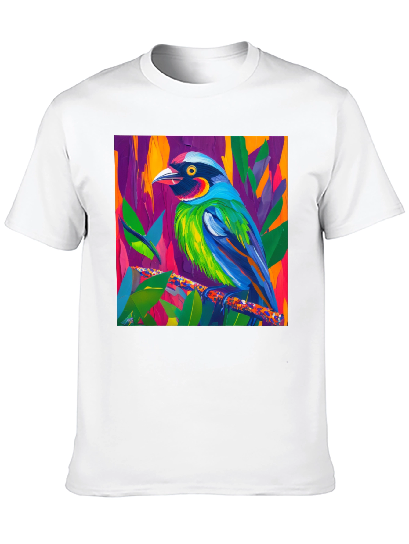 Colorful Bird Art T-Shirt