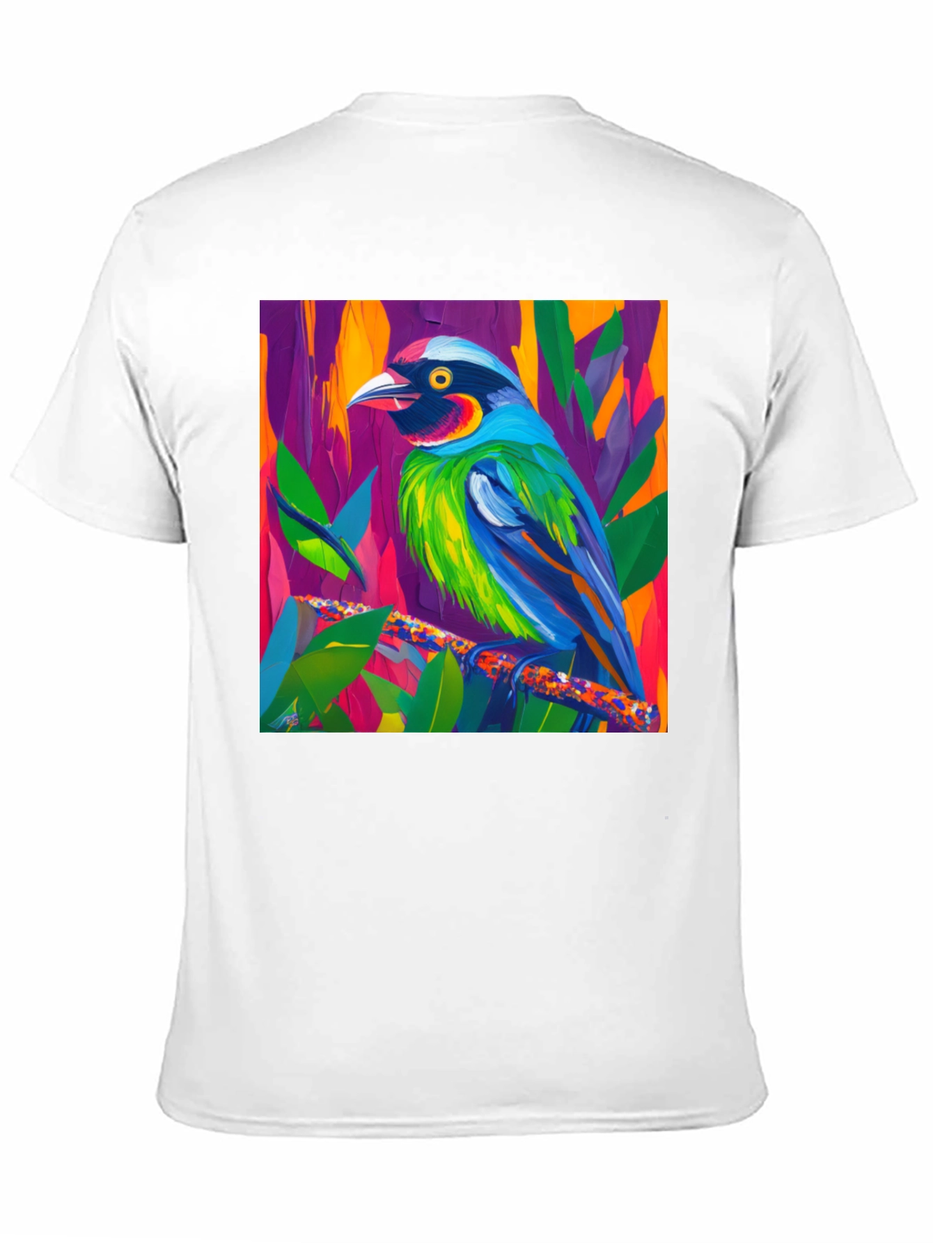 Colorful Bird Art T-Shirt