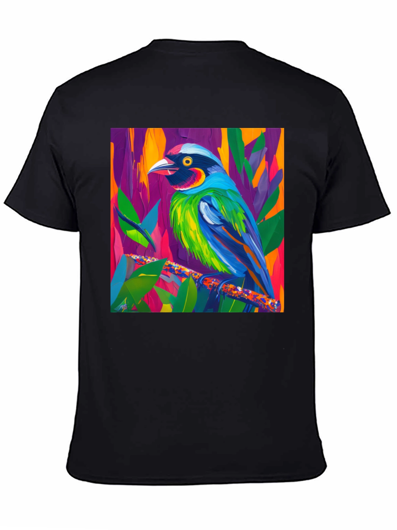 Colorful Bird Art T-Shirt