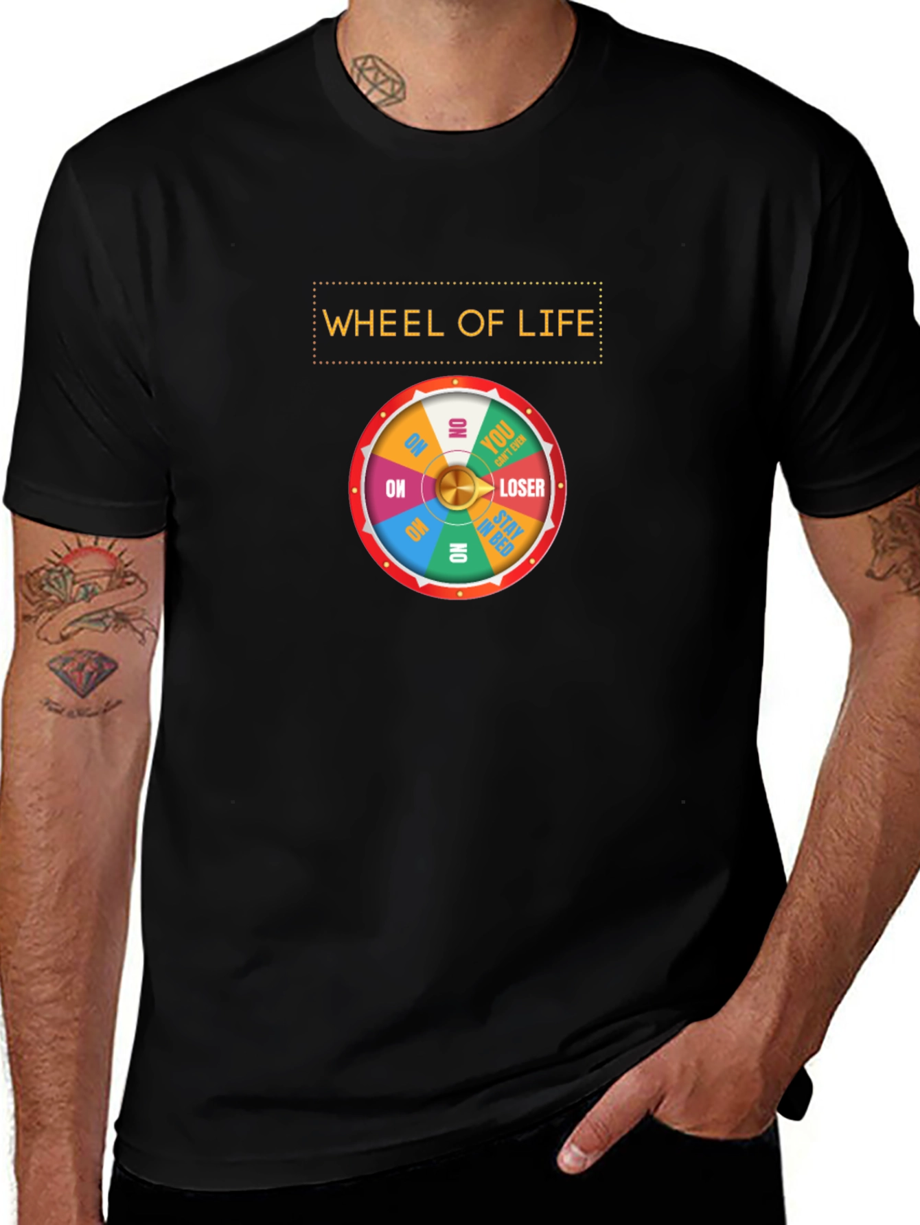 Wheel of Life Graphic T-Shirt
