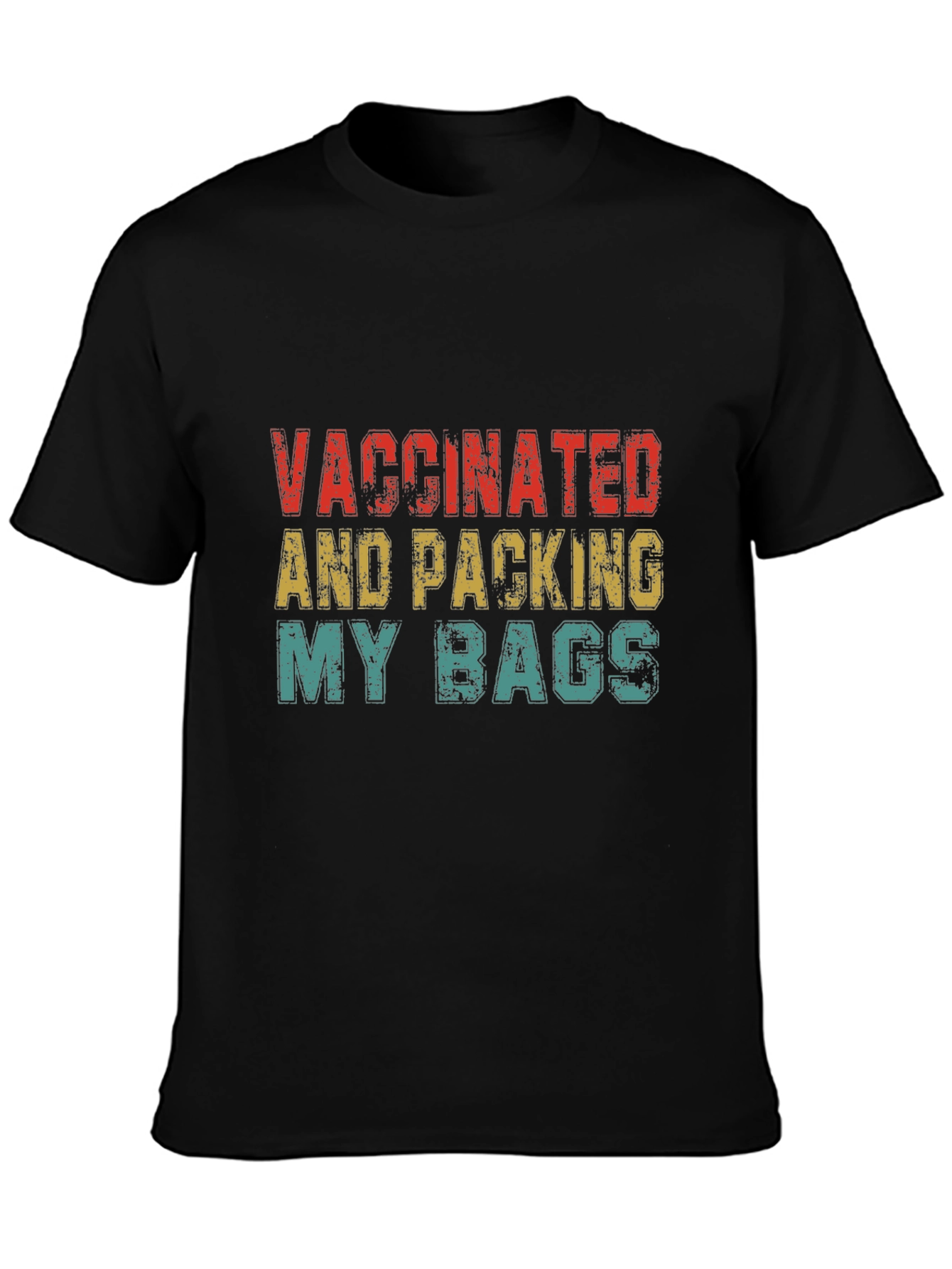 Vaccinated & Packing My Bags Graphic Tee