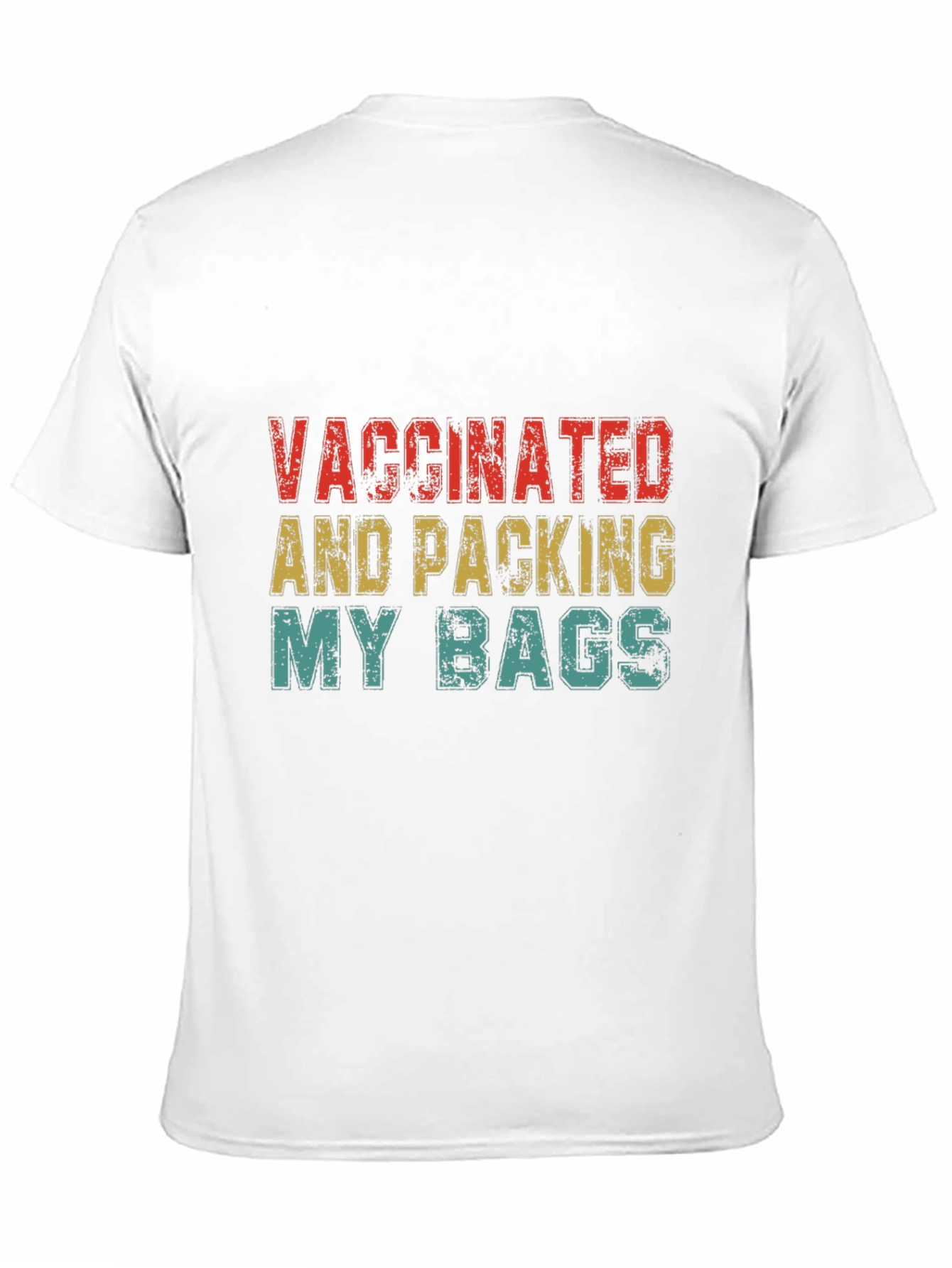 Vaccinated & Packing My Bags Graphic Tee