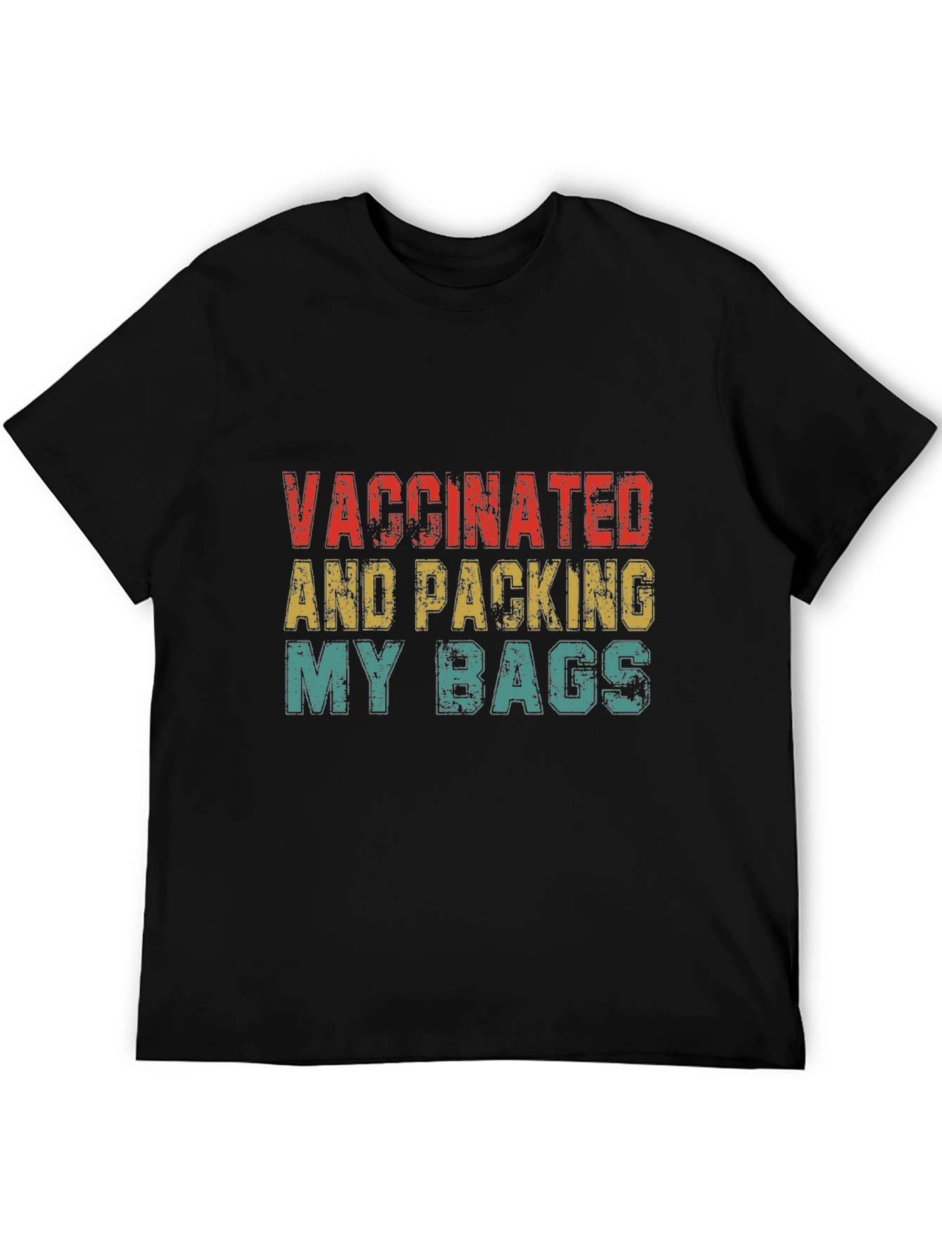 Vaccinated & Packing My Bags Graphic Tee