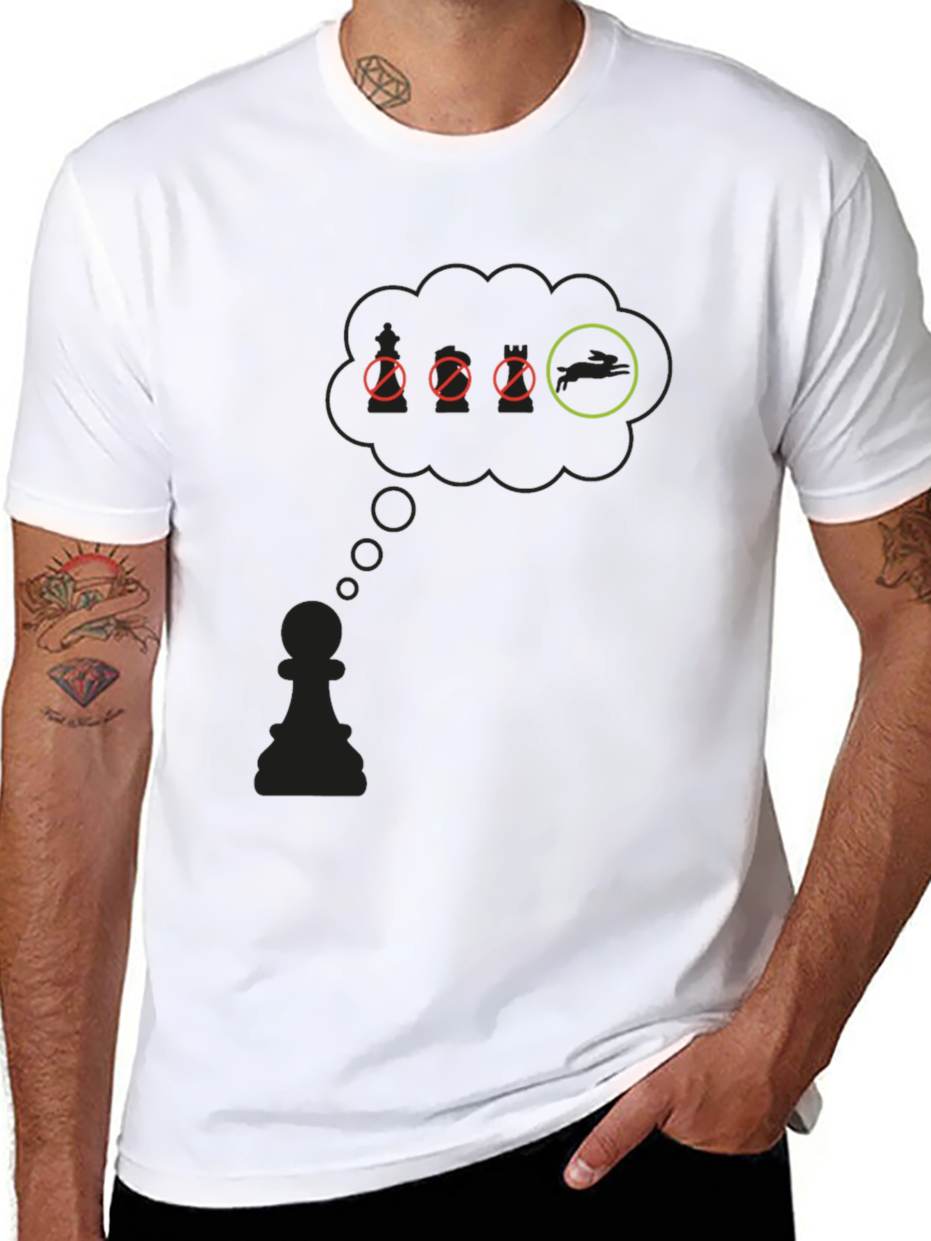 Chess Pawn T-Shirt - Promotion Dreamer