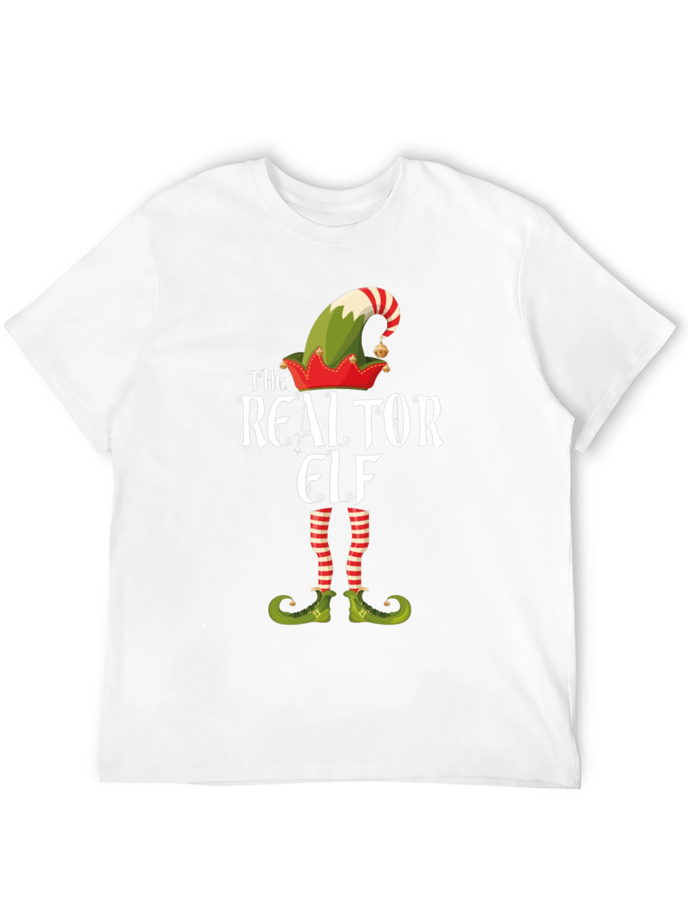 Realtor Elf Graphic Tee - Holiday Fun!