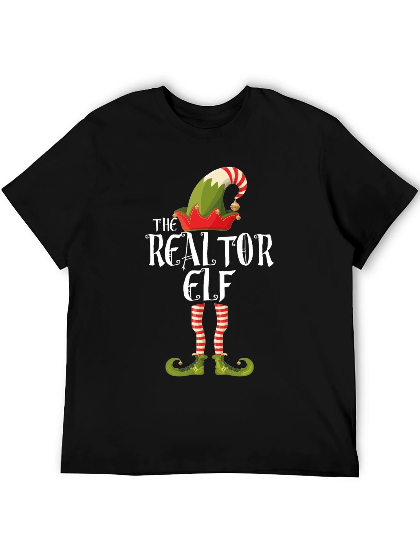 Realtor Elf Graphic Tee - Holiday Fun!