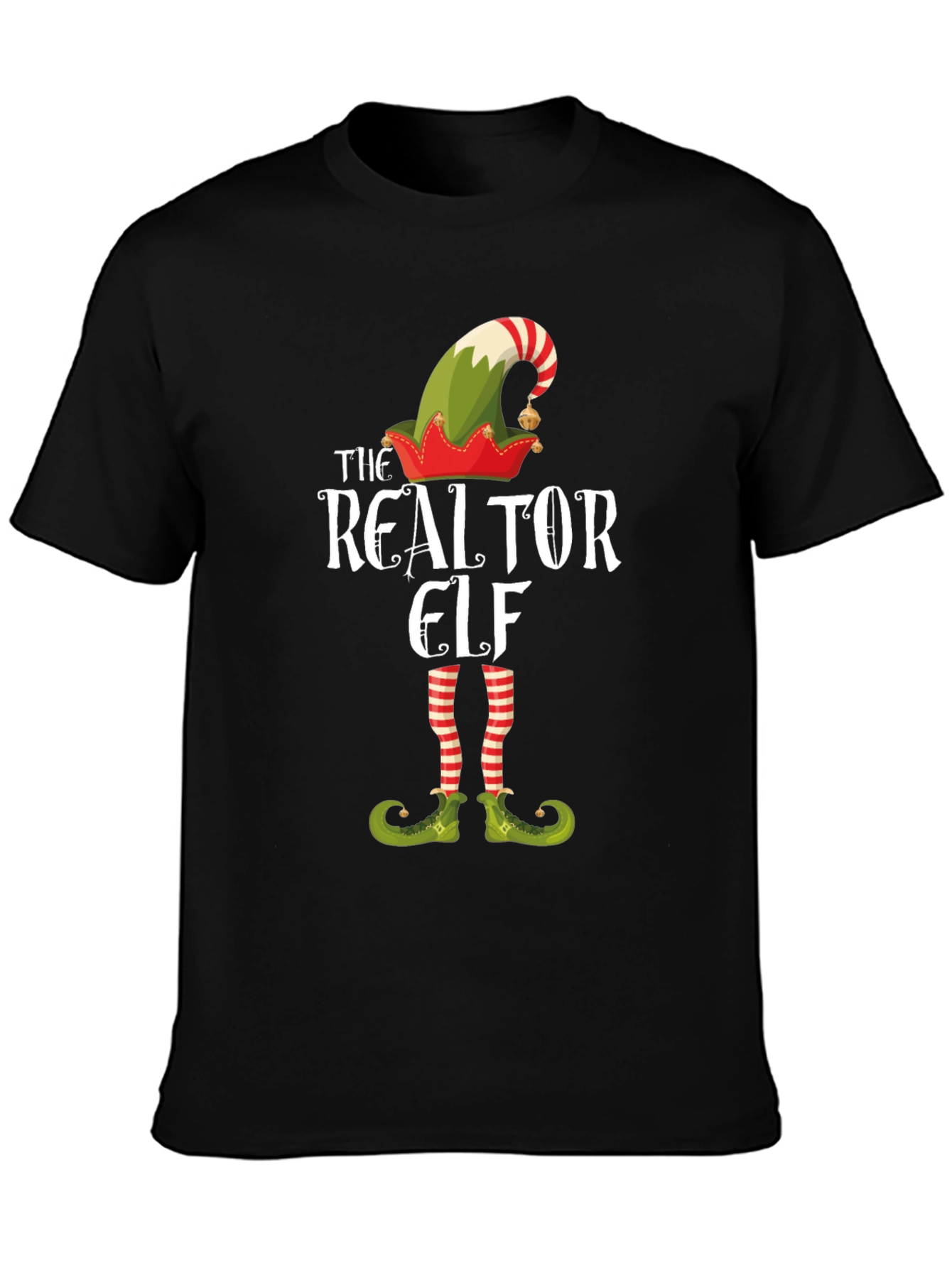 Realtor Elf Graphic Tee - Holiday Fun!