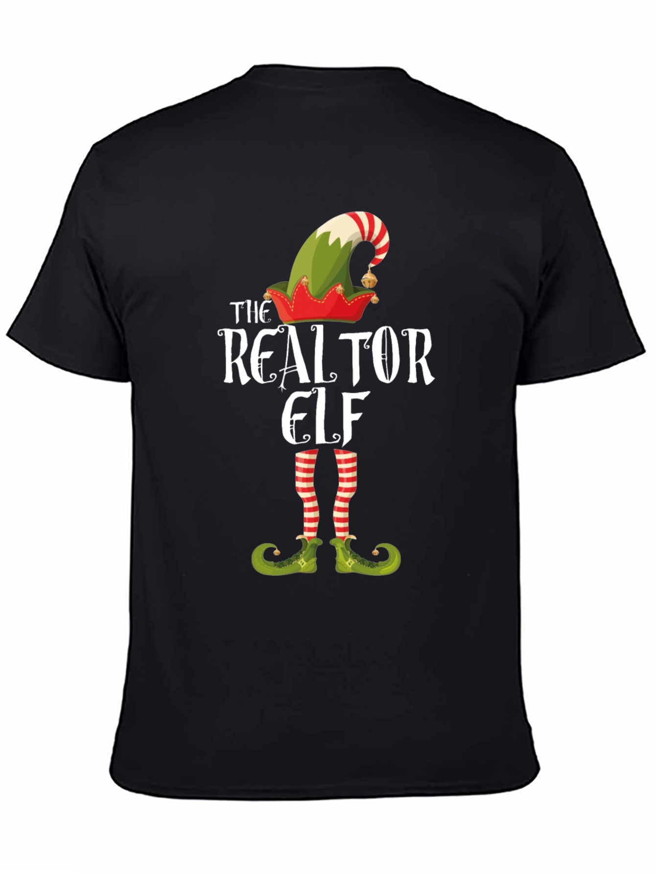 Realtor Elf Graphic Tee - Holiday Fun!