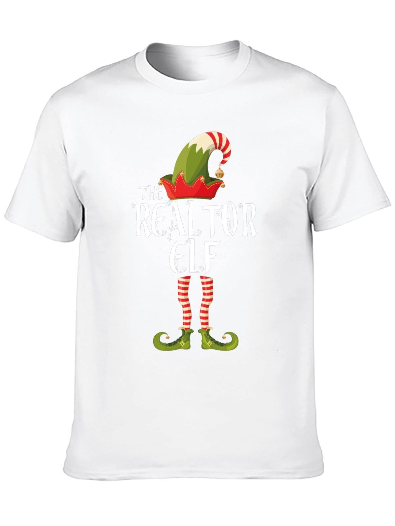 Realtor Elf Graphic Tee - Holiday Fun!