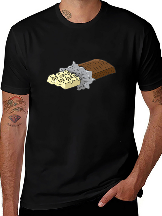 Chocolate Bar Graphic Tee - Black