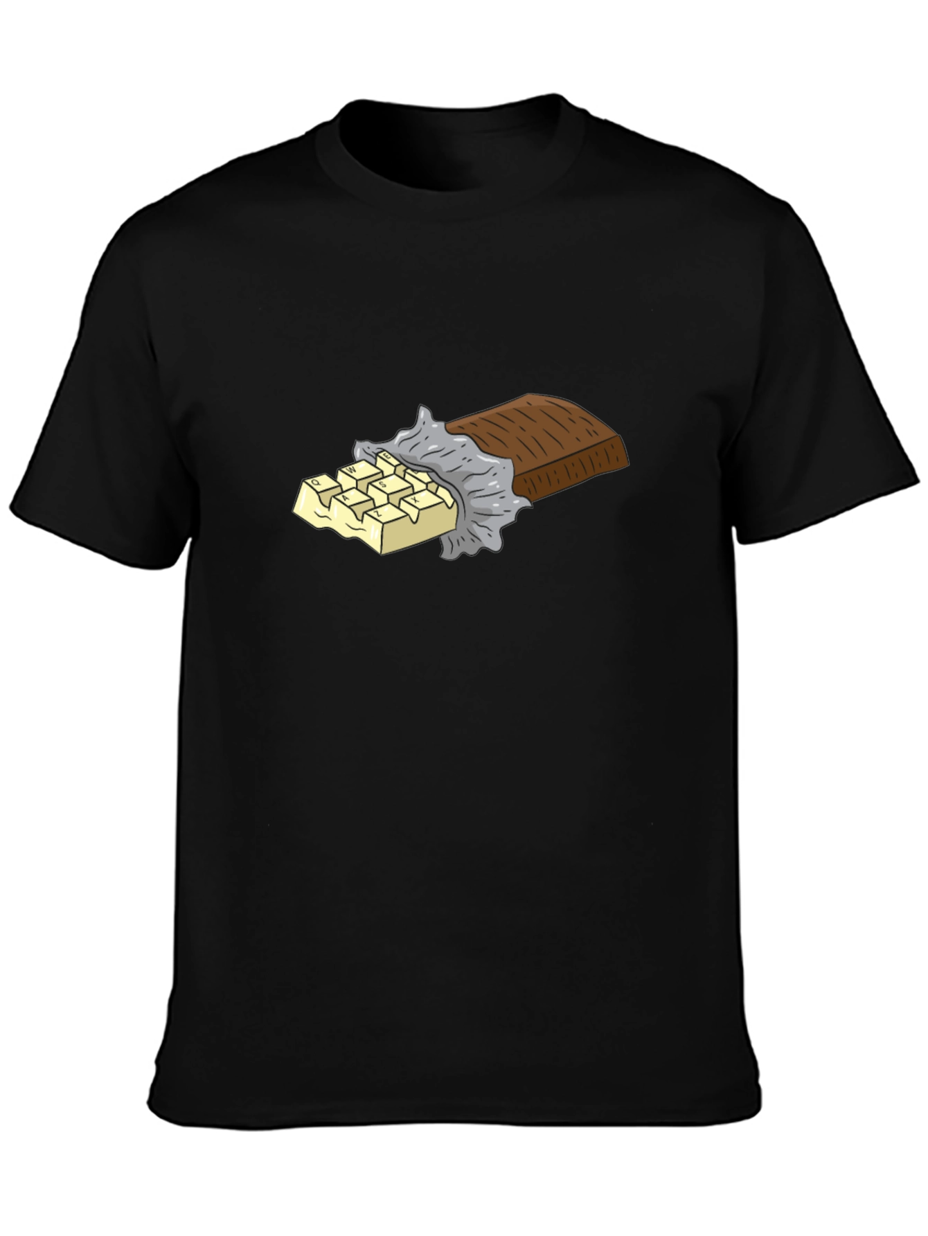 Chocolate Bar Graphic Tee - Black