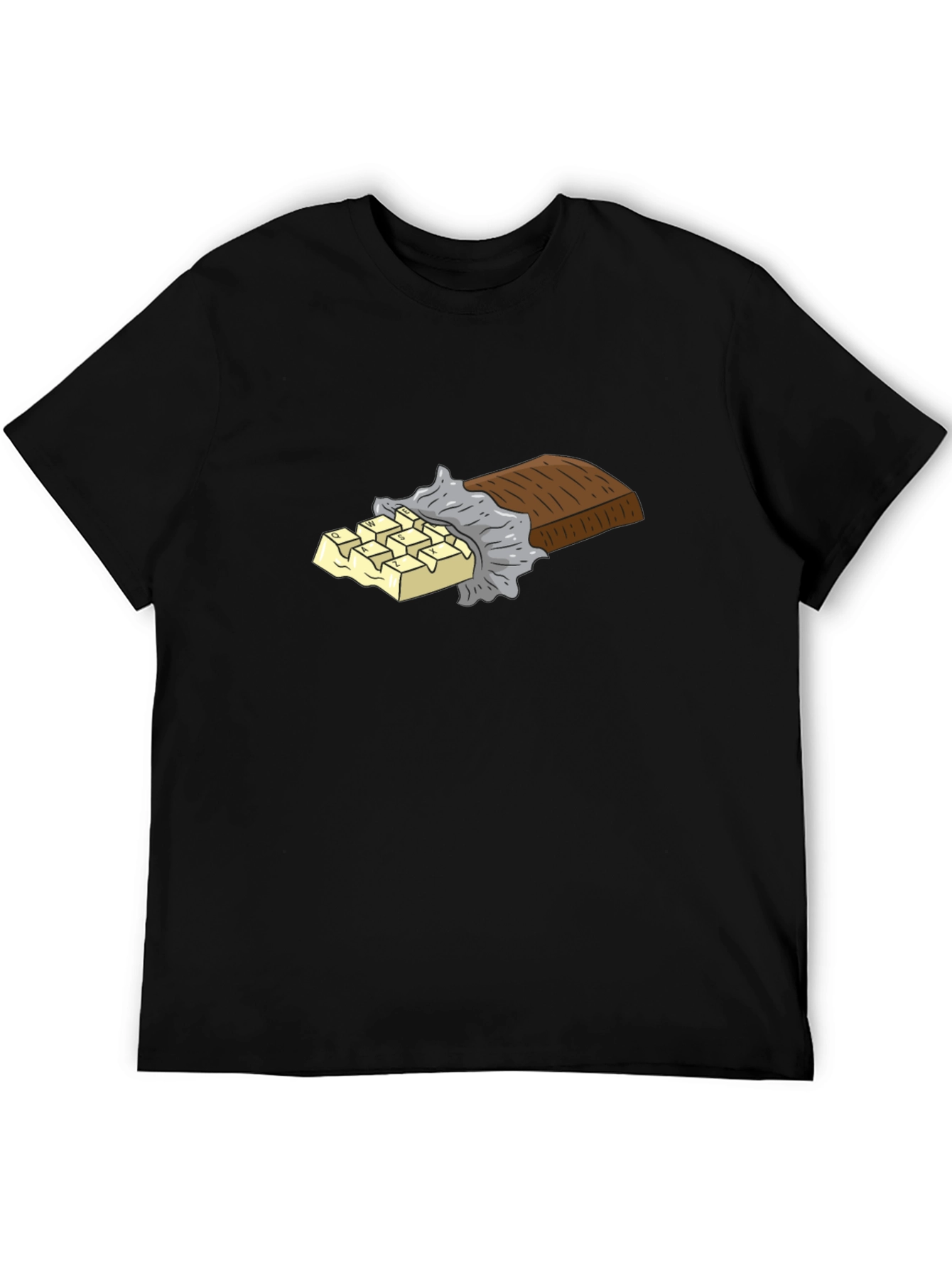 Chocolate Bar Graphic Tee - Black
