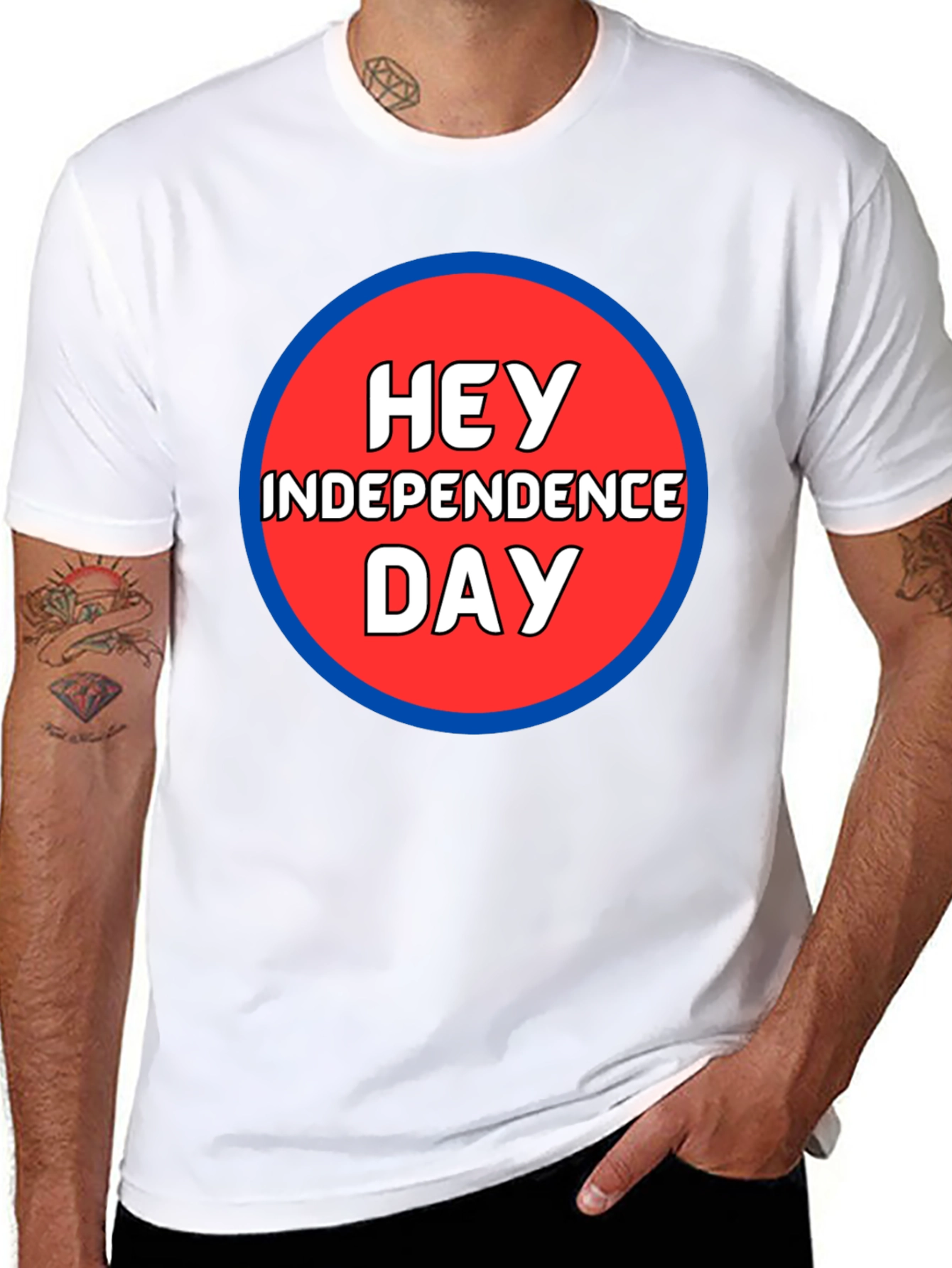 Hey Independence Day Graphic Tee