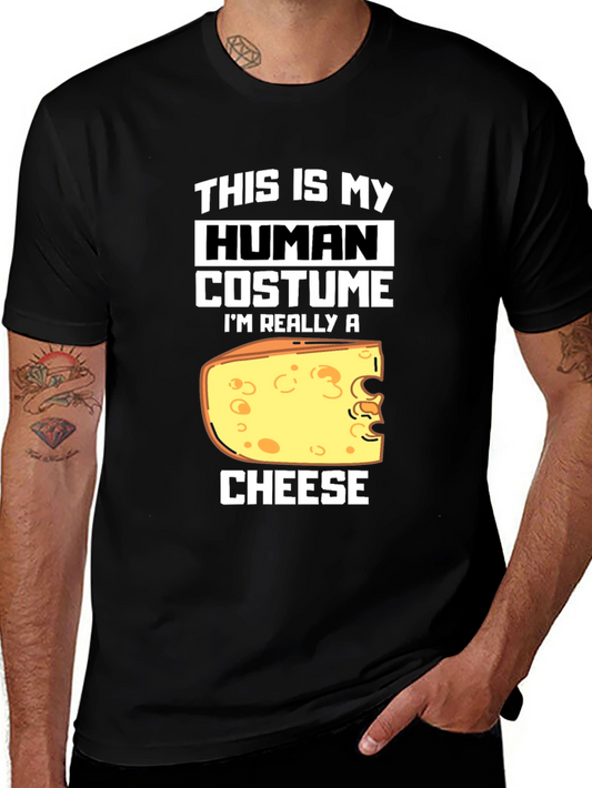 Human Costume Im Really A Cheese T-Shirt