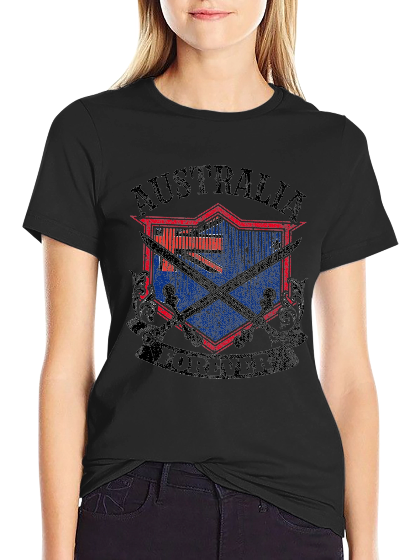 Australia Forever Graphic Tee - Black