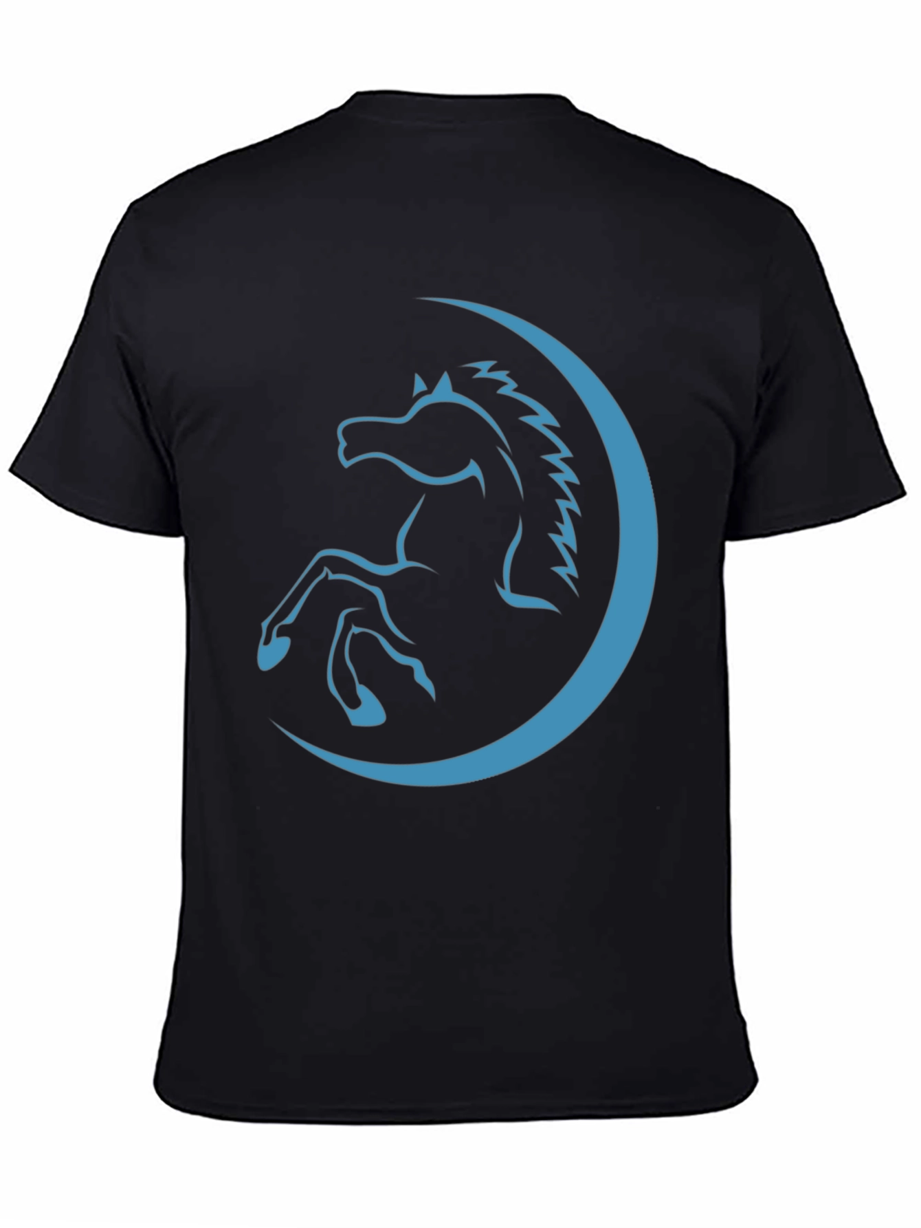 Black Horse Crescent Graphic Tee