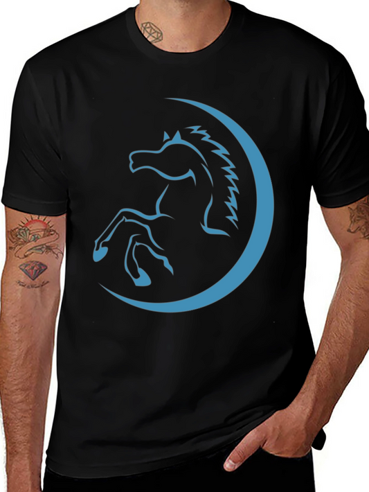 Black Horse Crescent Graphic Tee