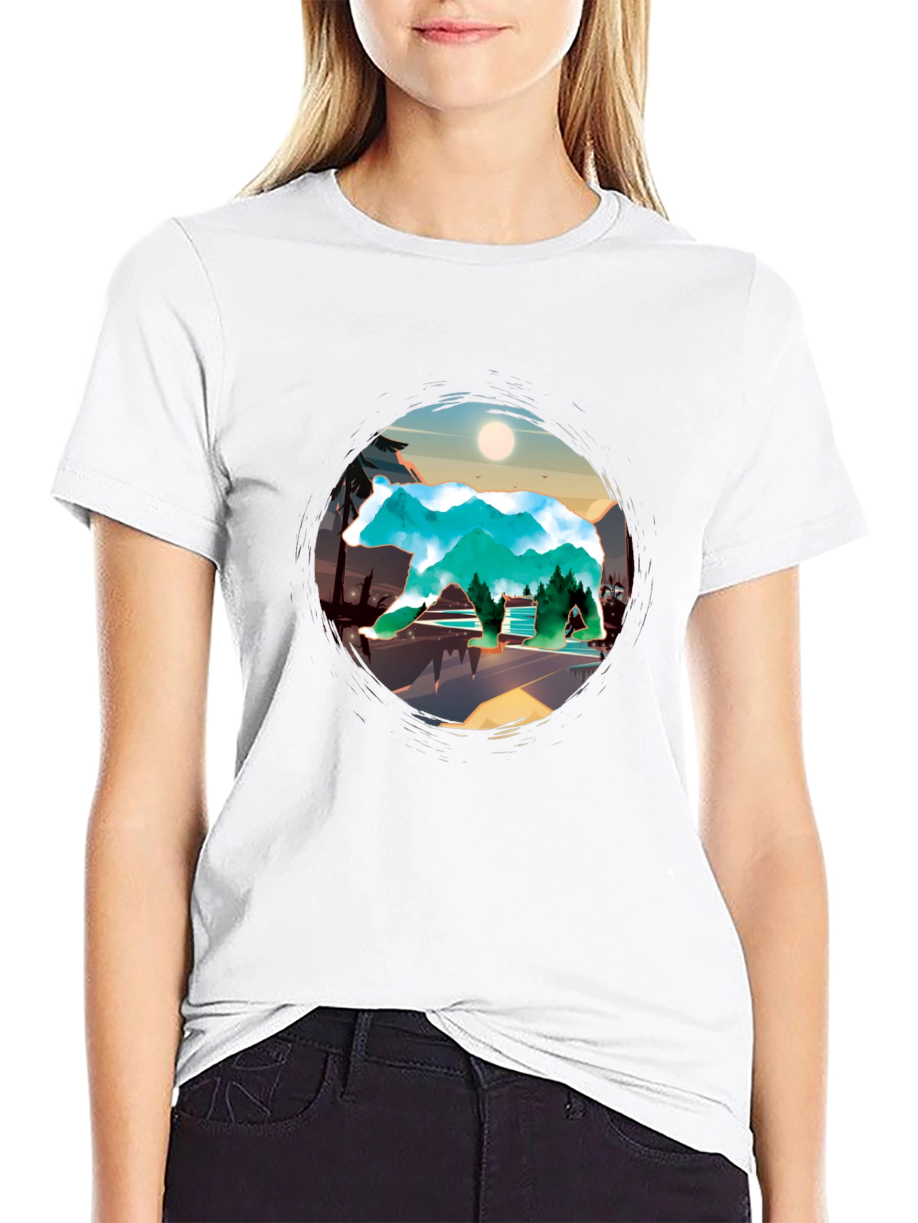 Bear Mountain T-Shirt - Nature Adventure Tee