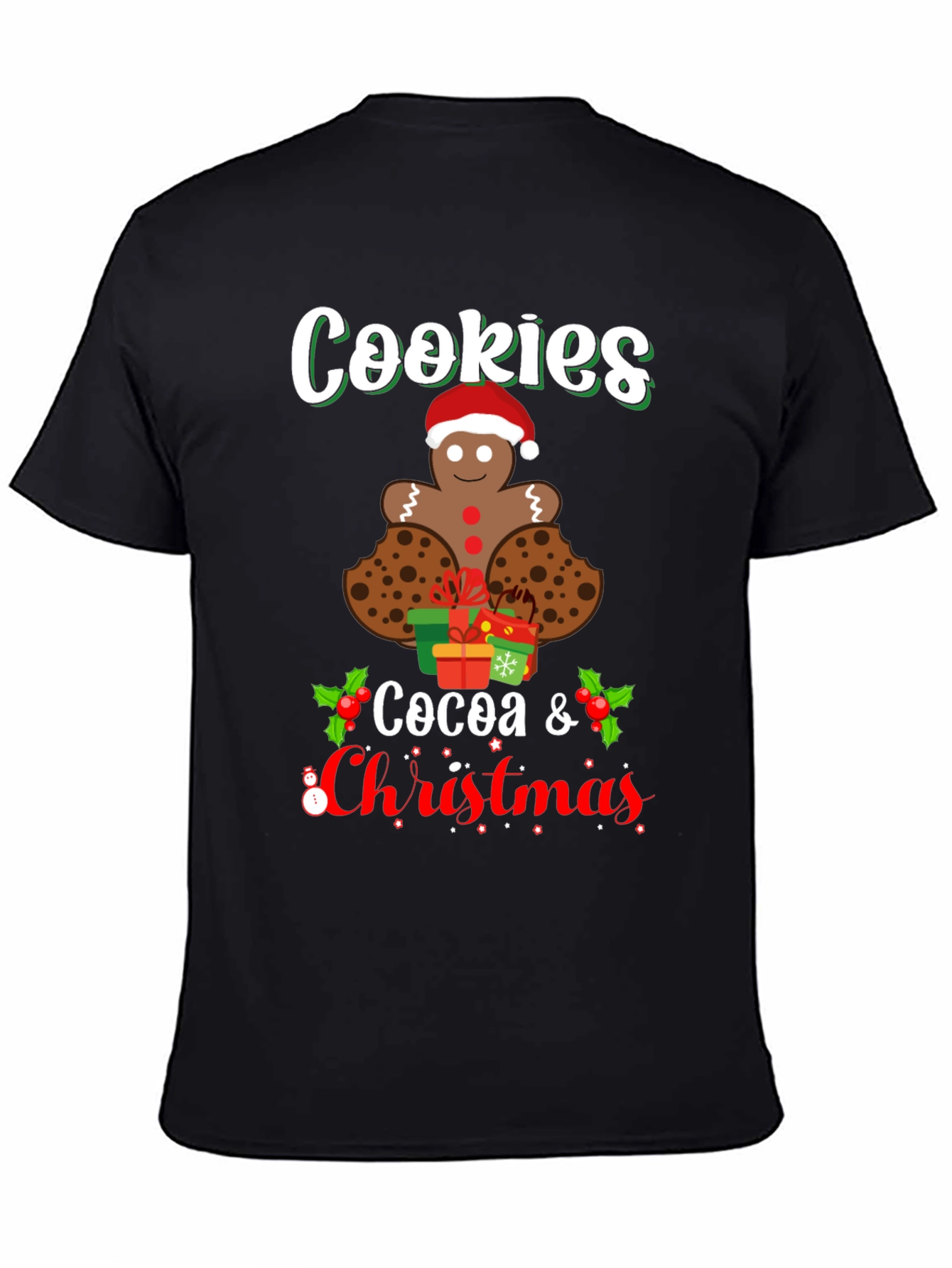 Cookies Cocoa Christmas T-Shirt - Holiday Tee