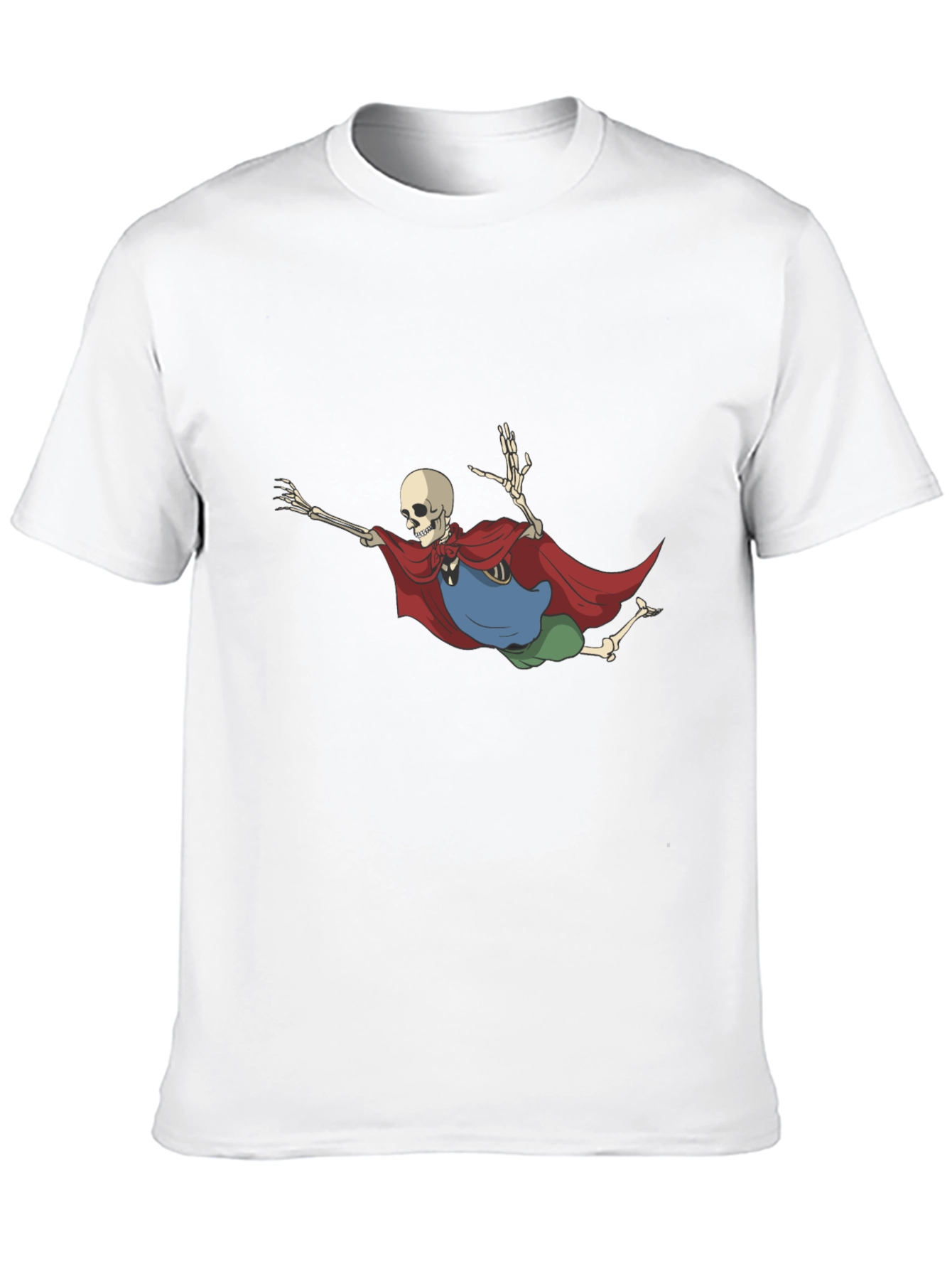 Skeleton Superhero Black T-Shirt