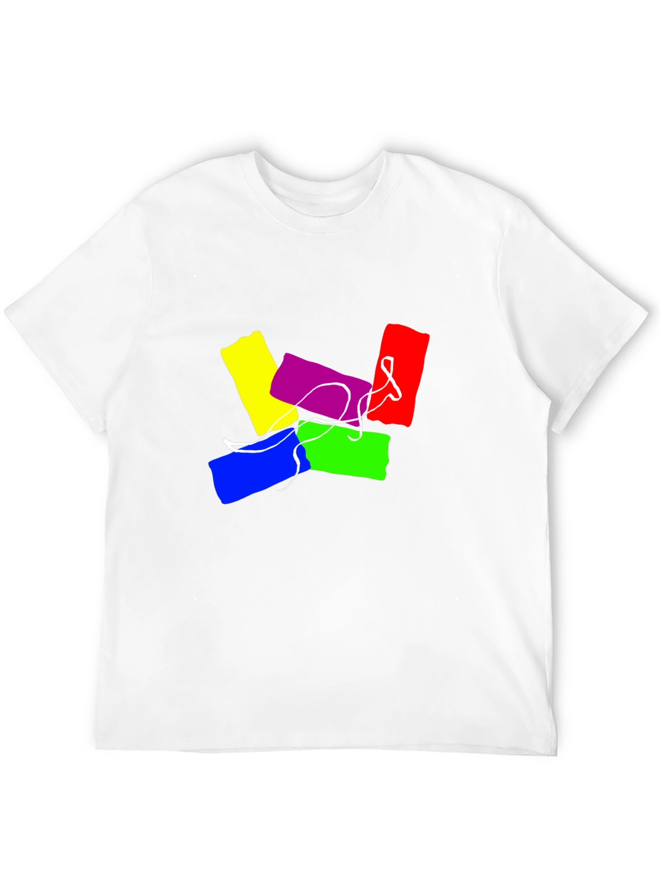 Abstract Art Graphic Tee - Cool Casual Style