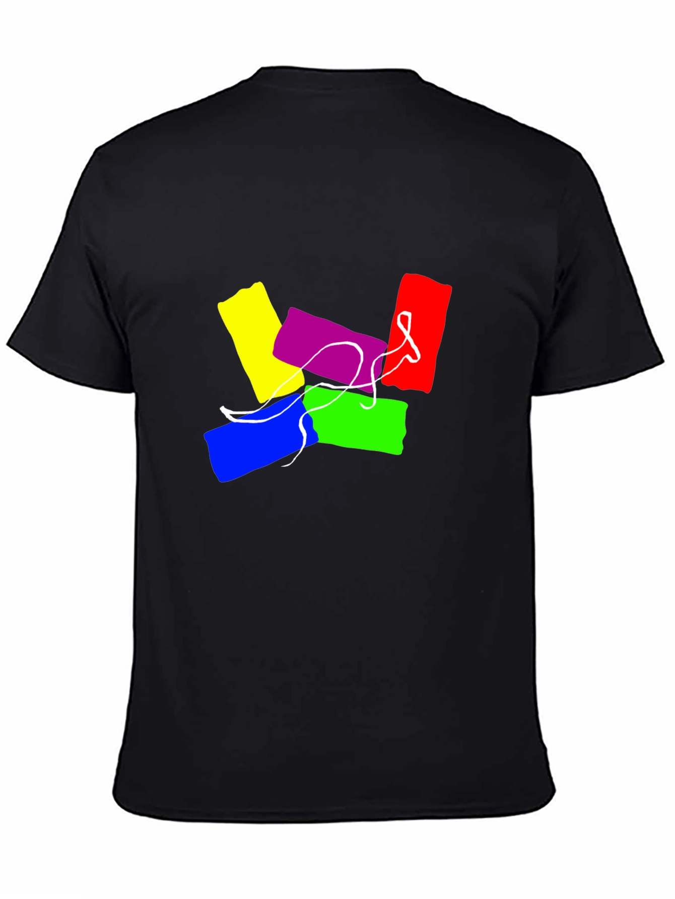 Abstract Art Graphic Tee - Cool Casual Style