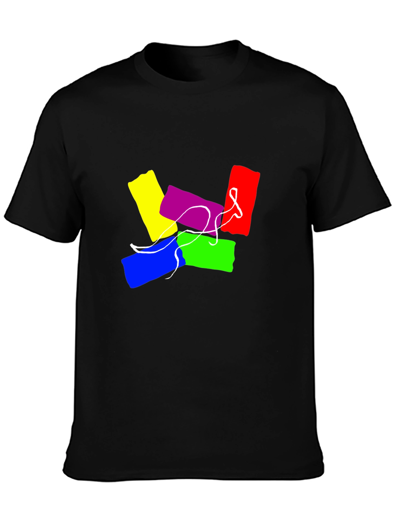 Abstract Art Graphic Tee - Cool Casual Style