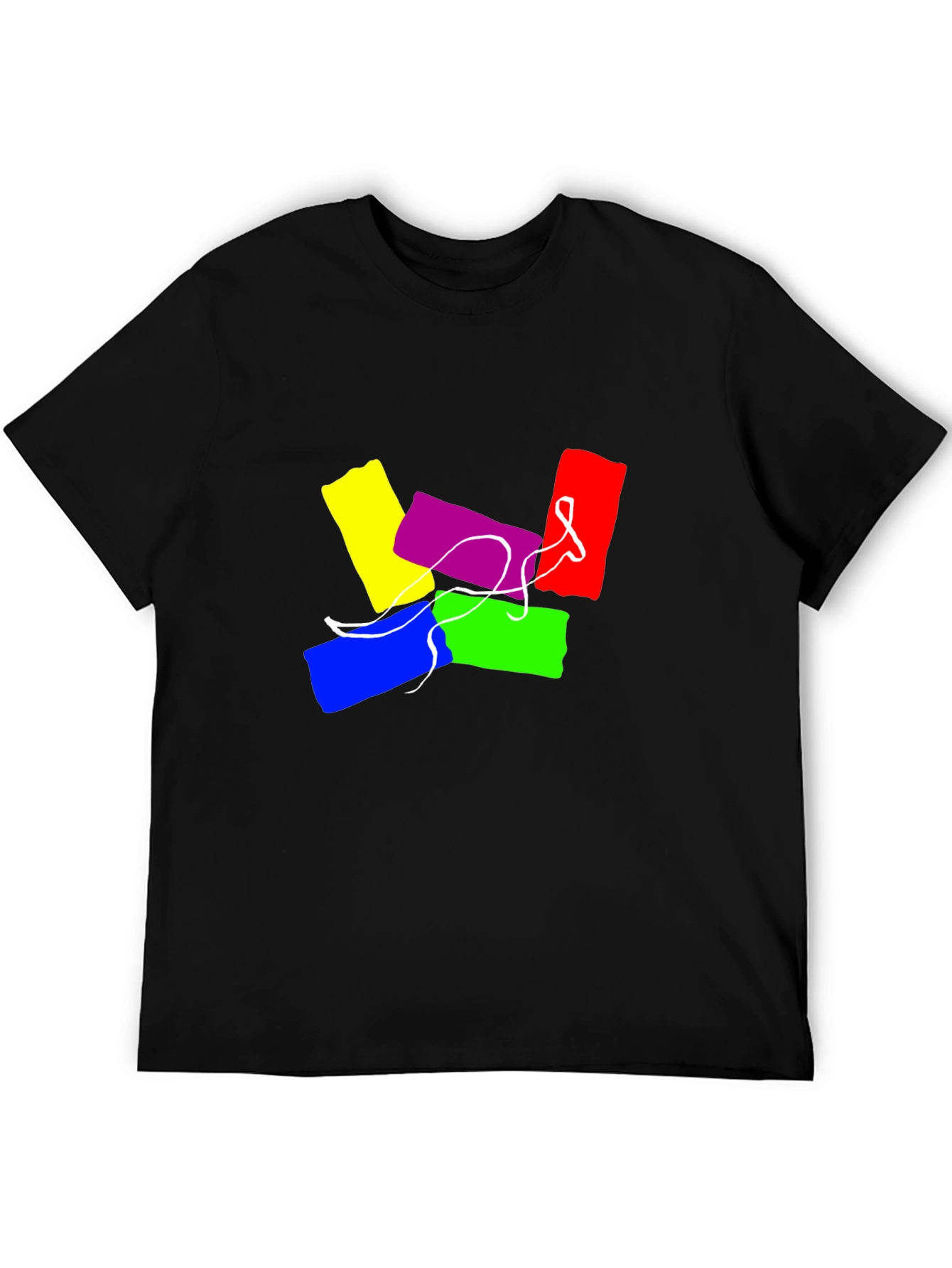 Abstract Art Graphic Tee - Cool Casual Style
