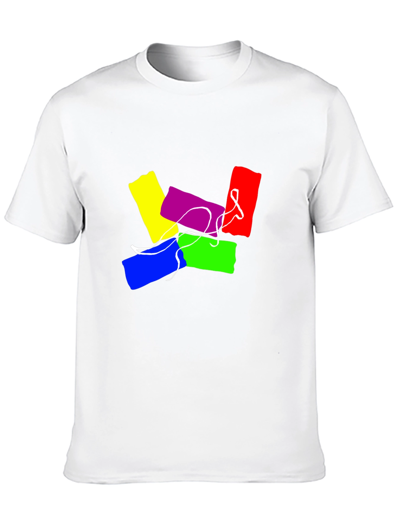 Abstract Art Graphic Tee - Cool Casual Style