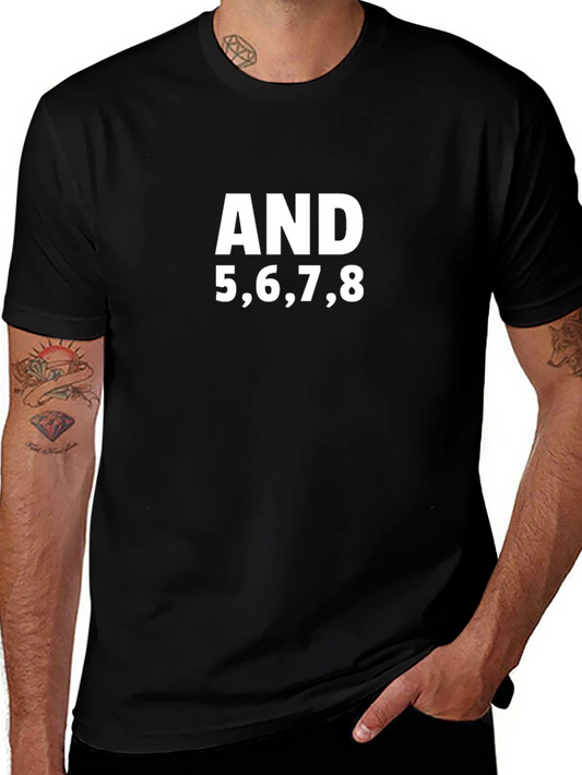Dance T-Shirt - And 5678 Black Tee