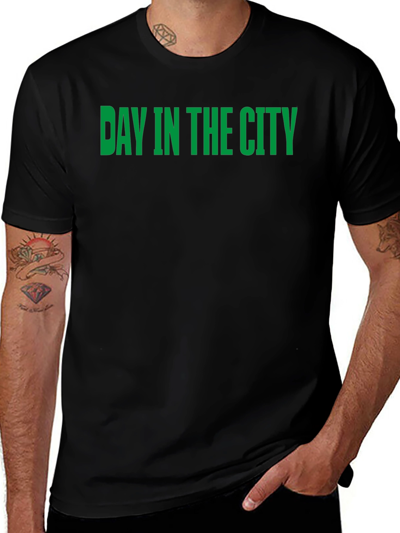 Day In The City Black T-Shirt