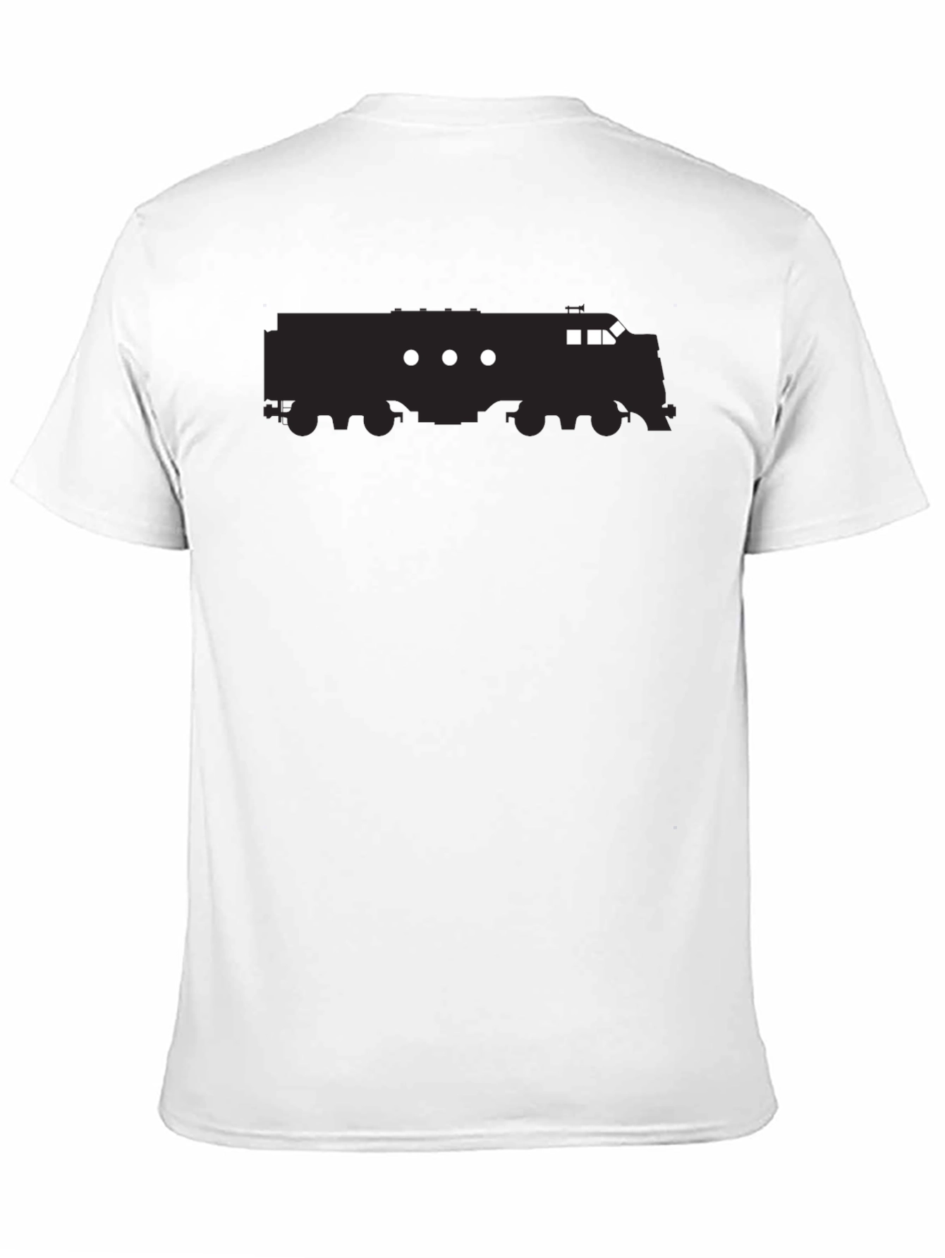Train Graphic Tee - Cool Black T-Shirt