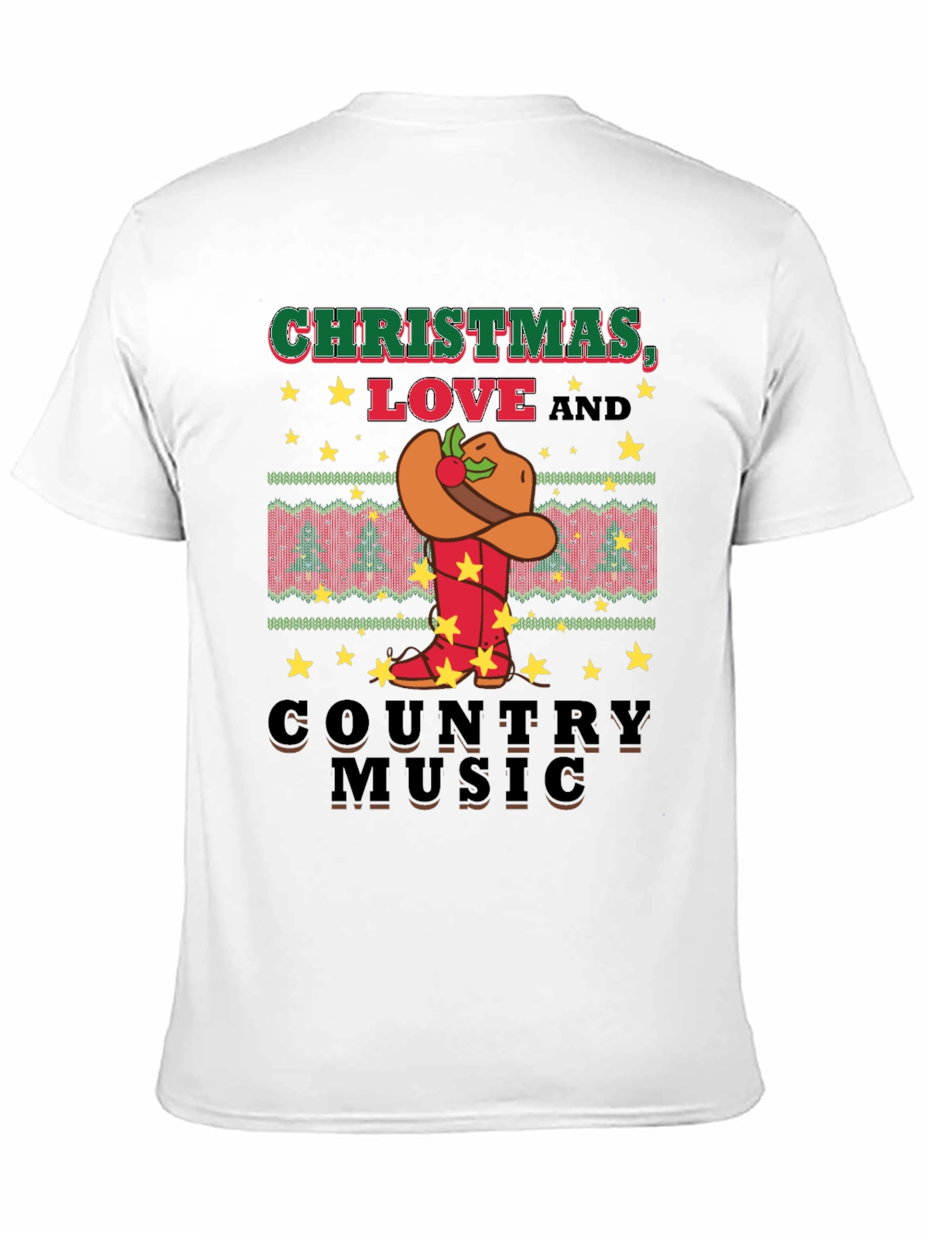 Christmas Love Country Music T-Shirt