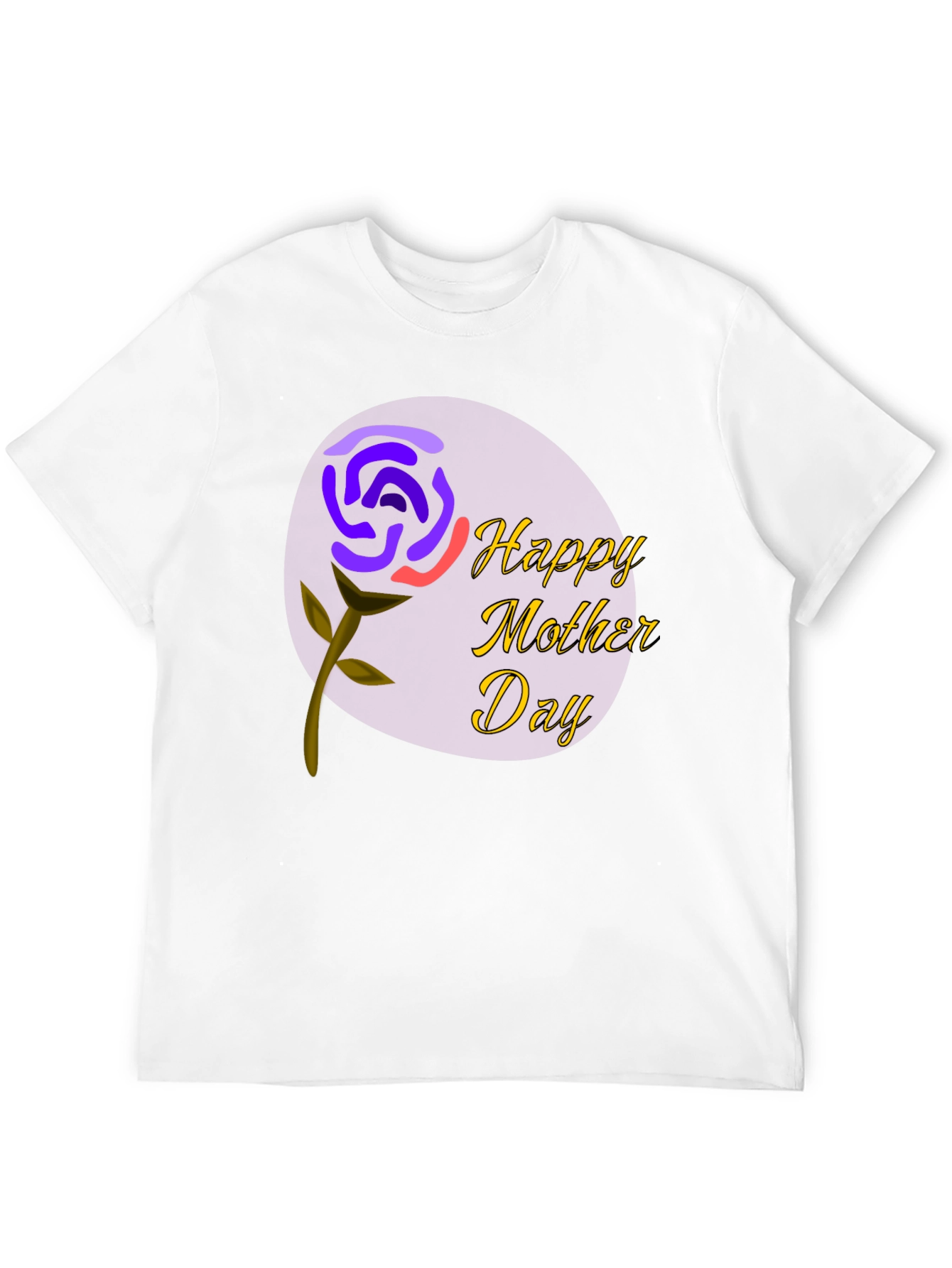Happy Mothers Day T-Shirt - Floral Design