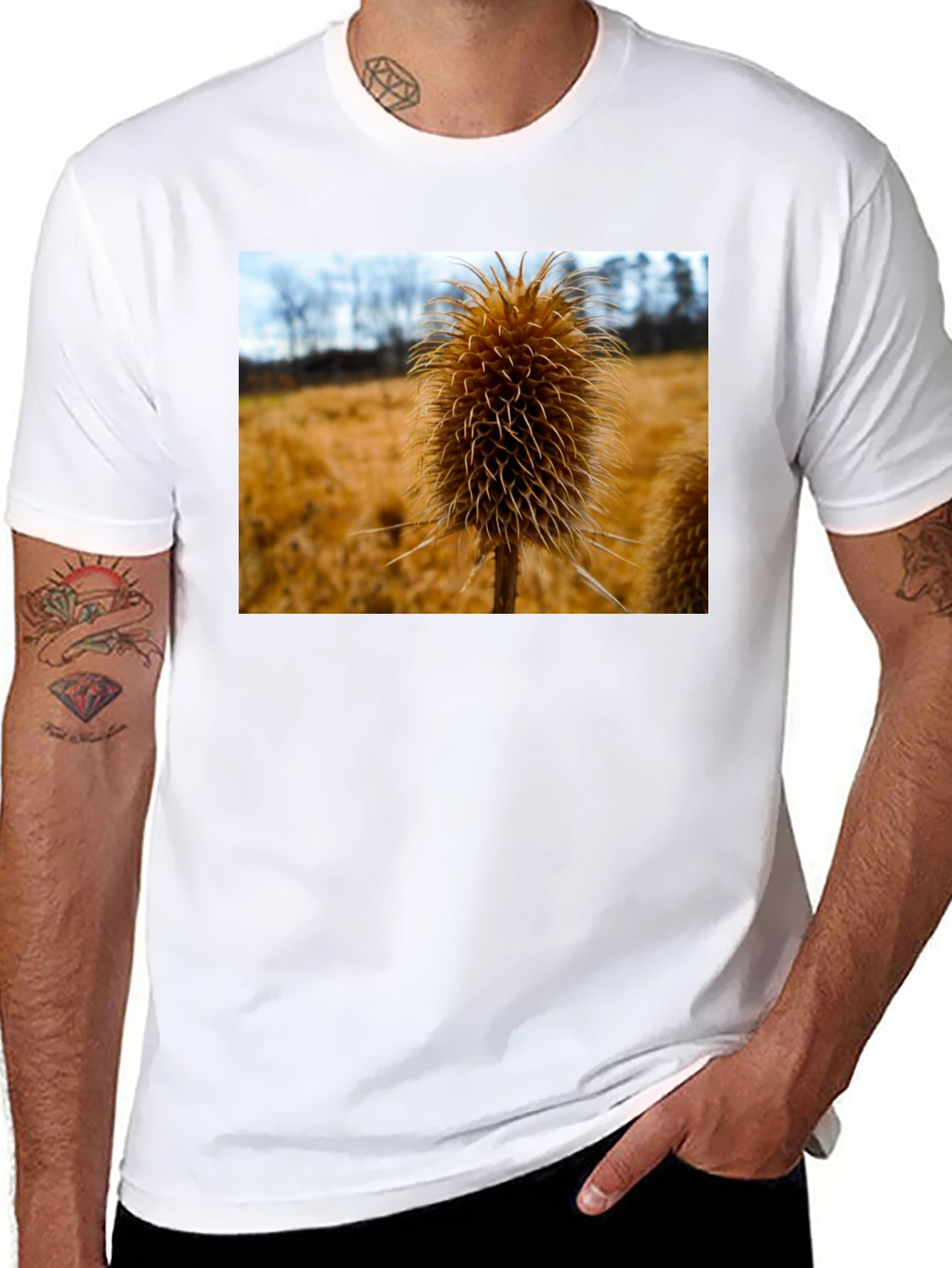 Teasel T-Shirt - Nature Inspired Design