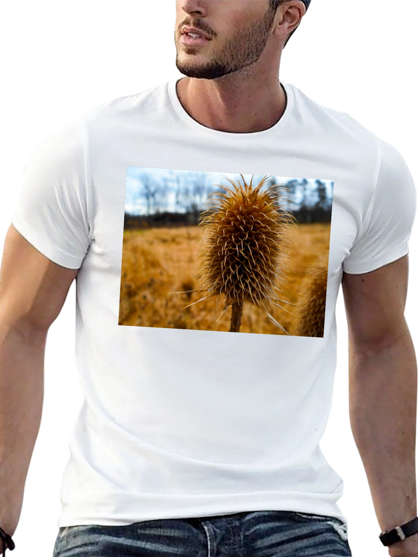 Teasel T-Shirt - Nature Inspired Design