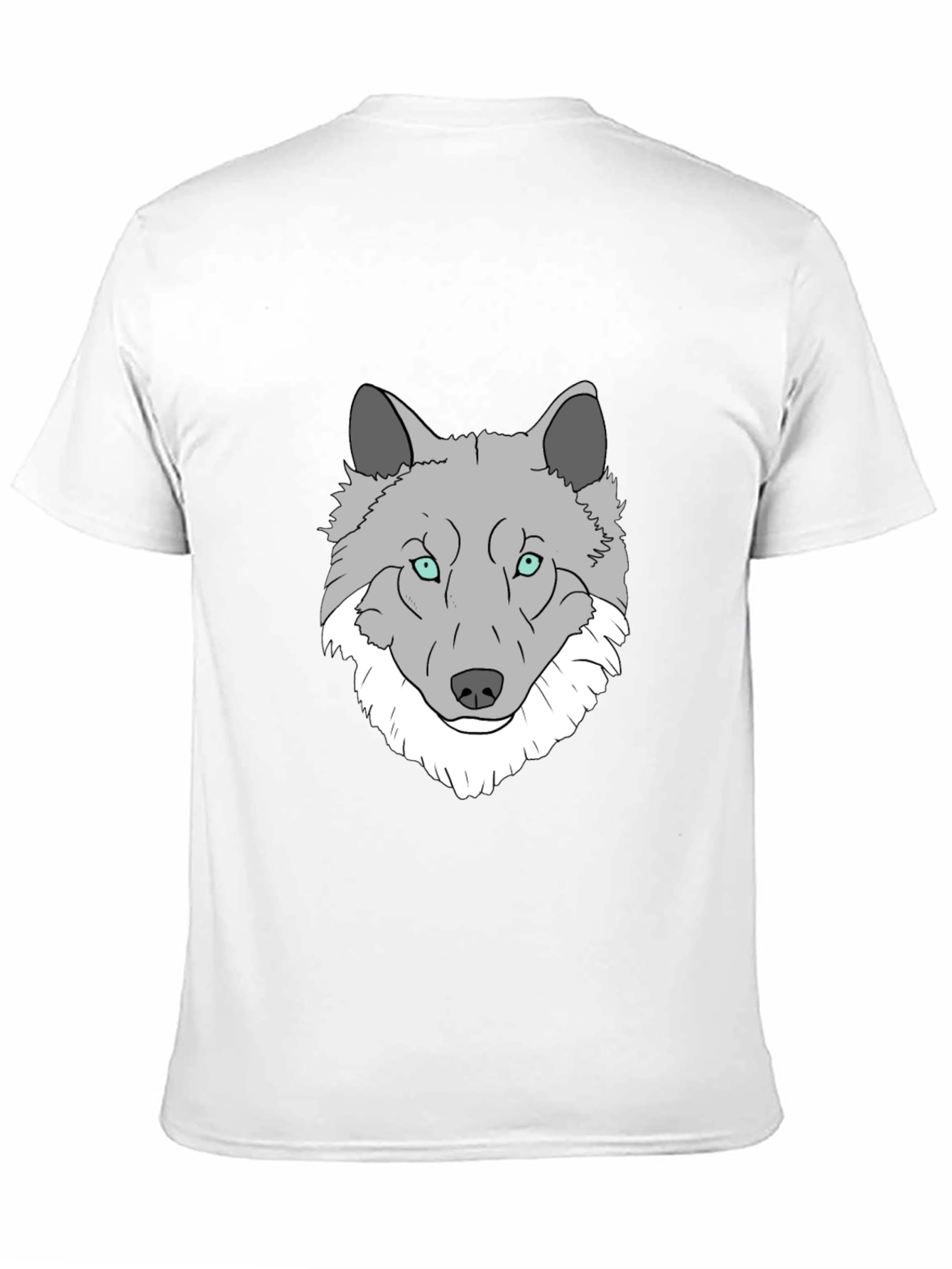 Wolf Graphic Print T-Shirt - Stylish Mens Tee