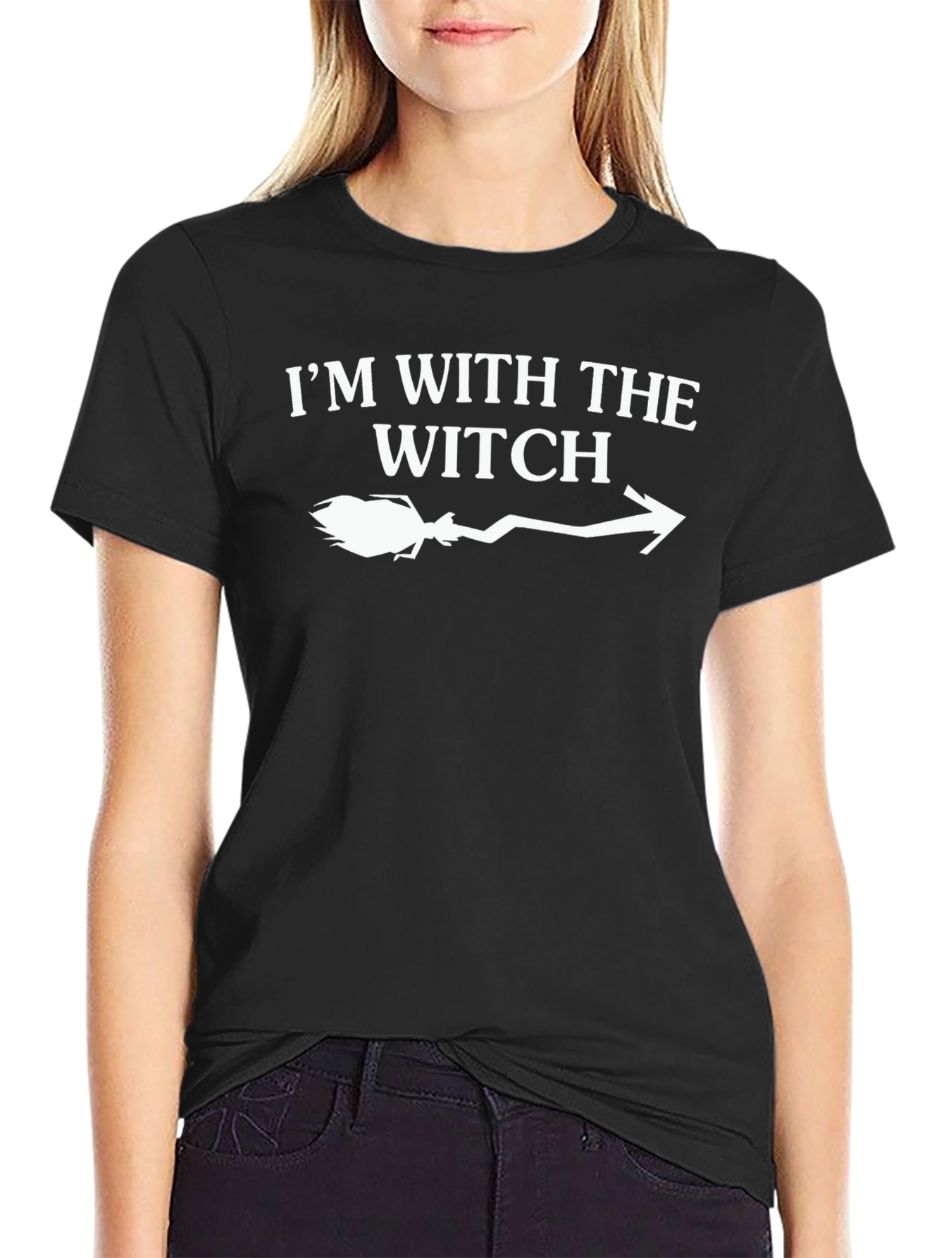 Im With The Witch T-Shirt - Halloween Costume