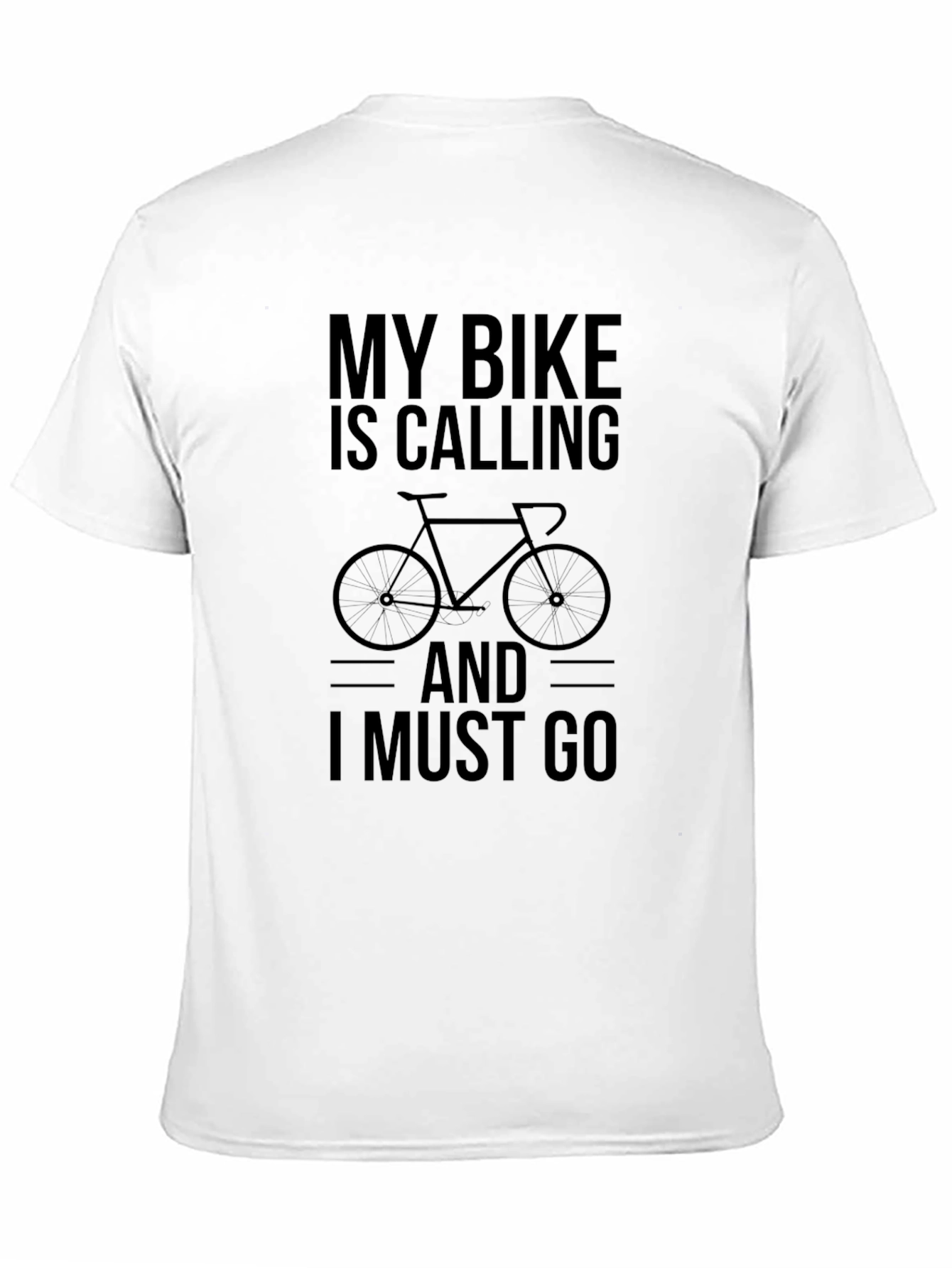 My Bike is Calling T-Shirt - Cycling Enthusiast Tee