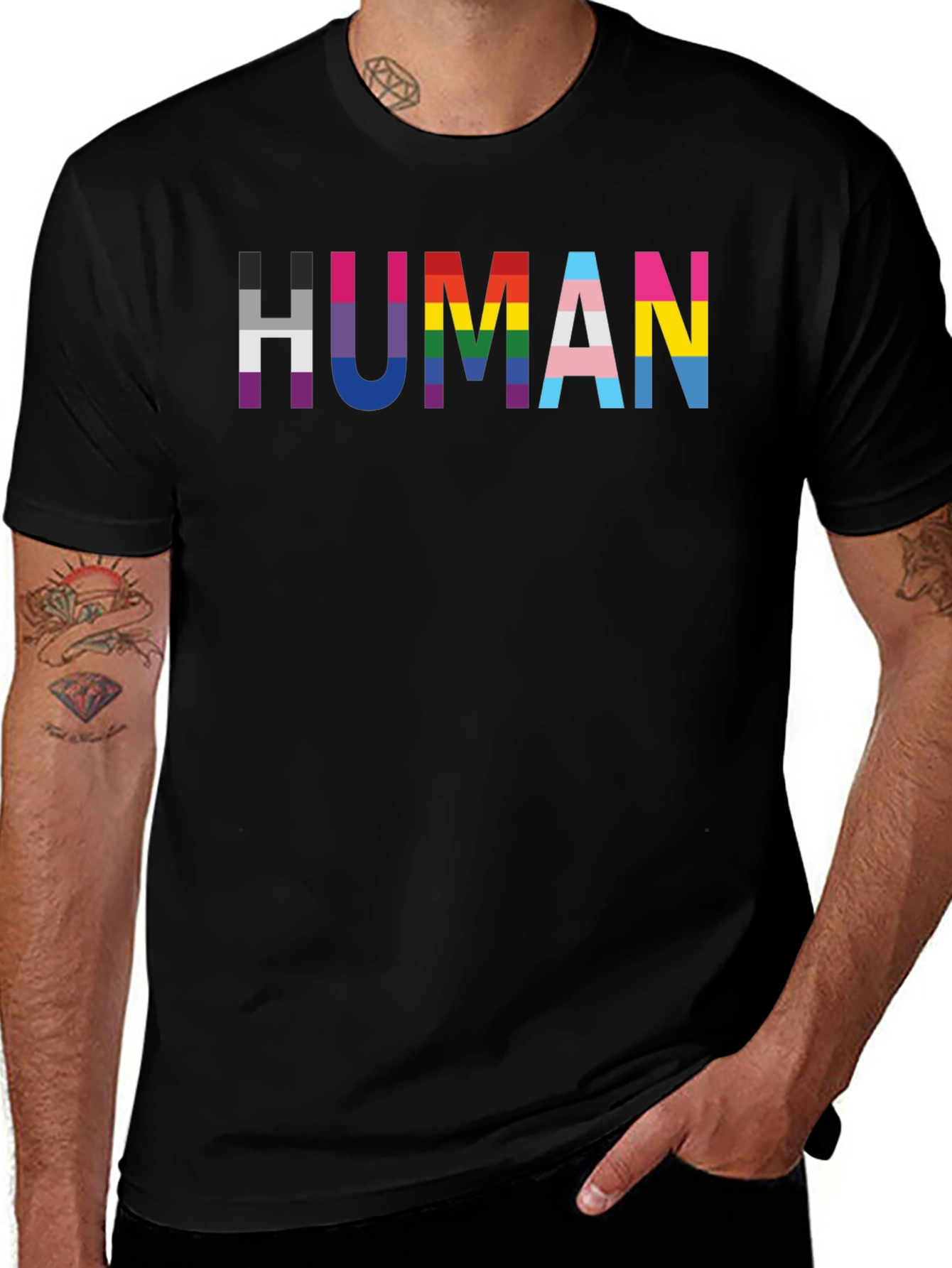LGBTQ+ Human Pride T-Shirt
