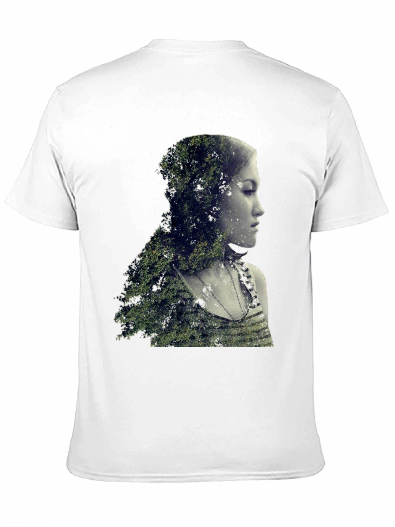 Nature Portrait Black T-Shirt