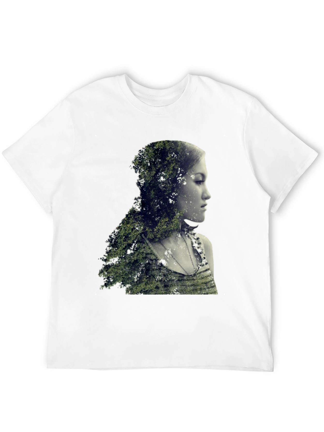 Nature Portrait Black T-Shirt