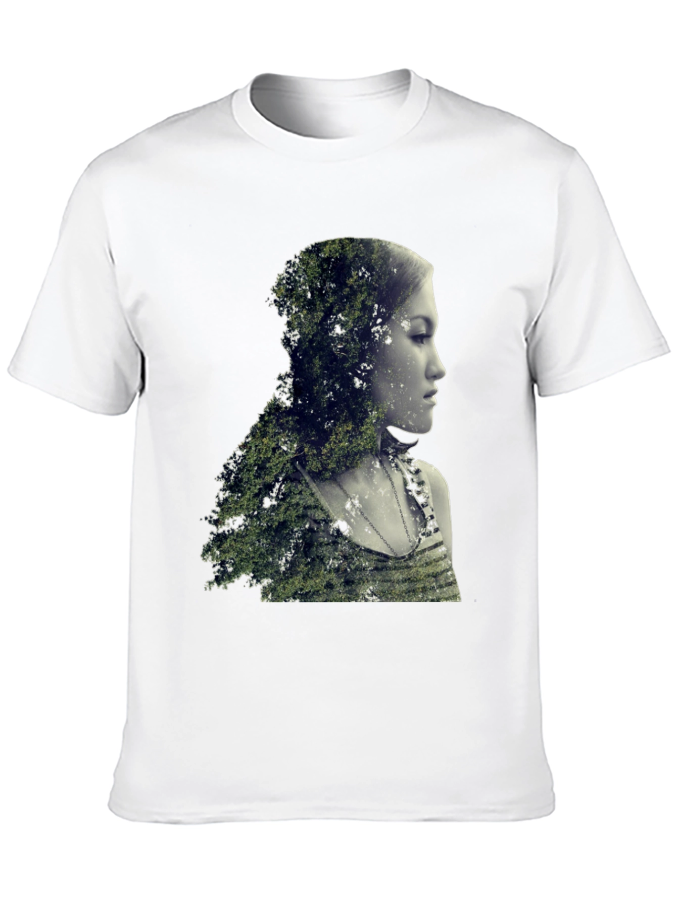 Nature Portrait Black T-Shirt