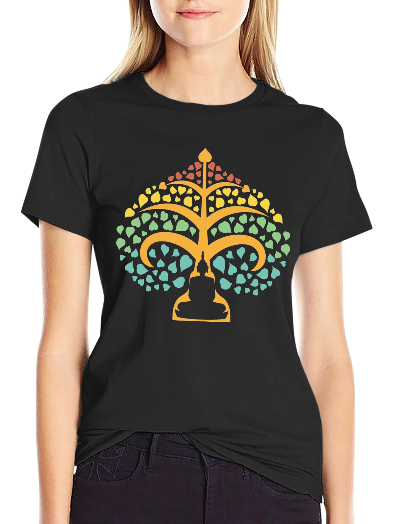 Buddha Bodhi Tree Graphic Tee