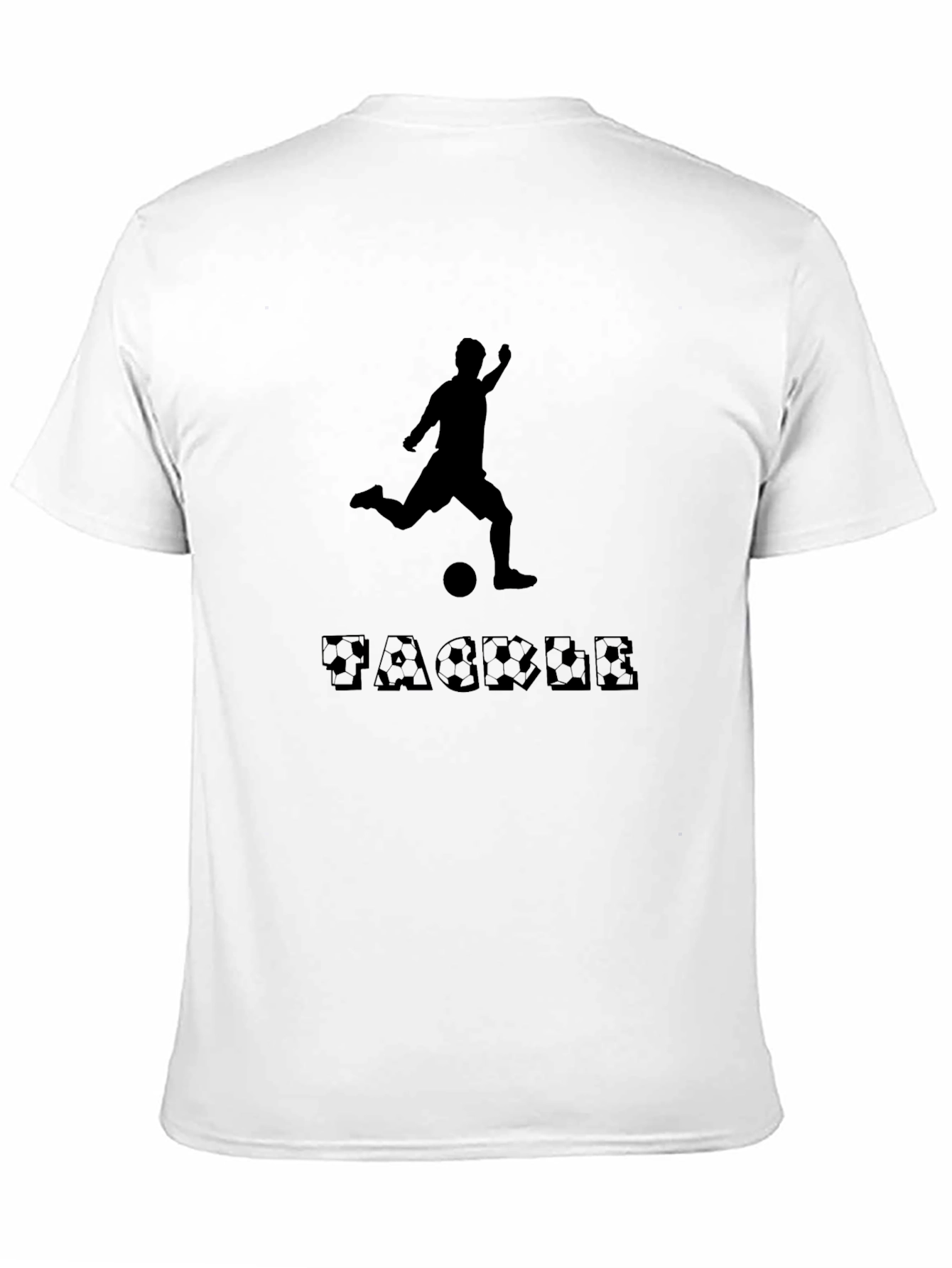 Tackle Soccer Graphic Tee - Black