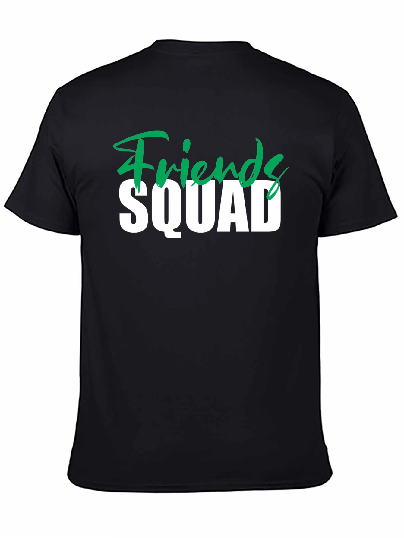 Friends Squad Graphic T-Shirt - Black