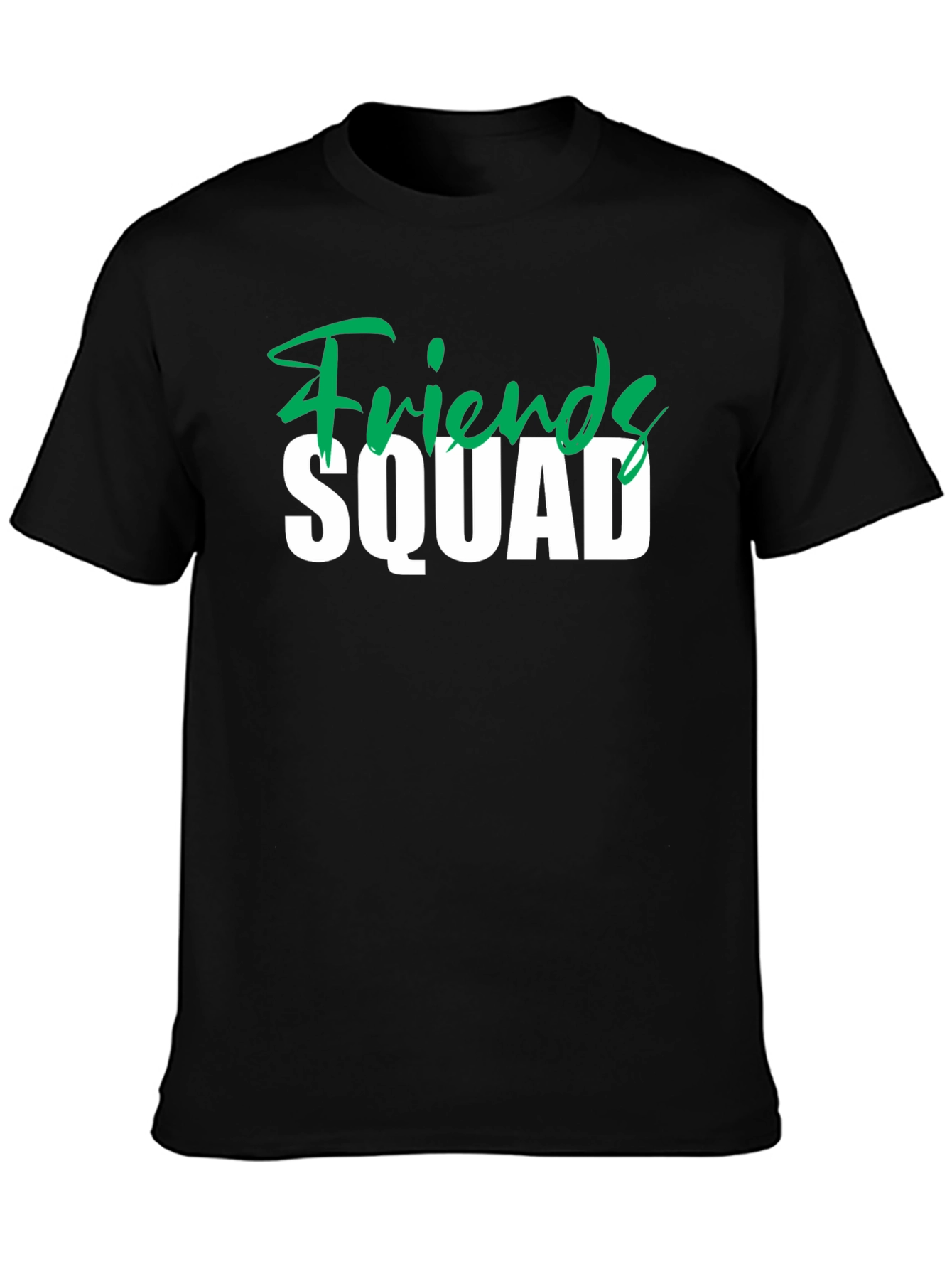 Friends Squad Graphic T-Shirt - Black