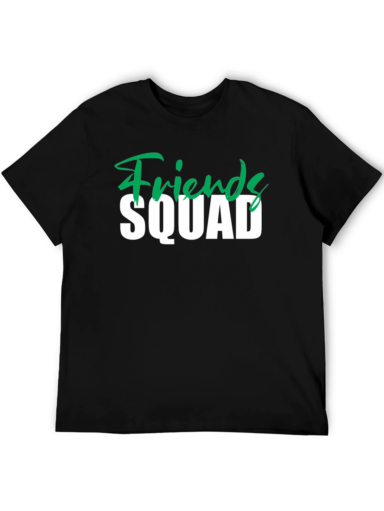 Friends Squad Graphic T-Shirt - Black