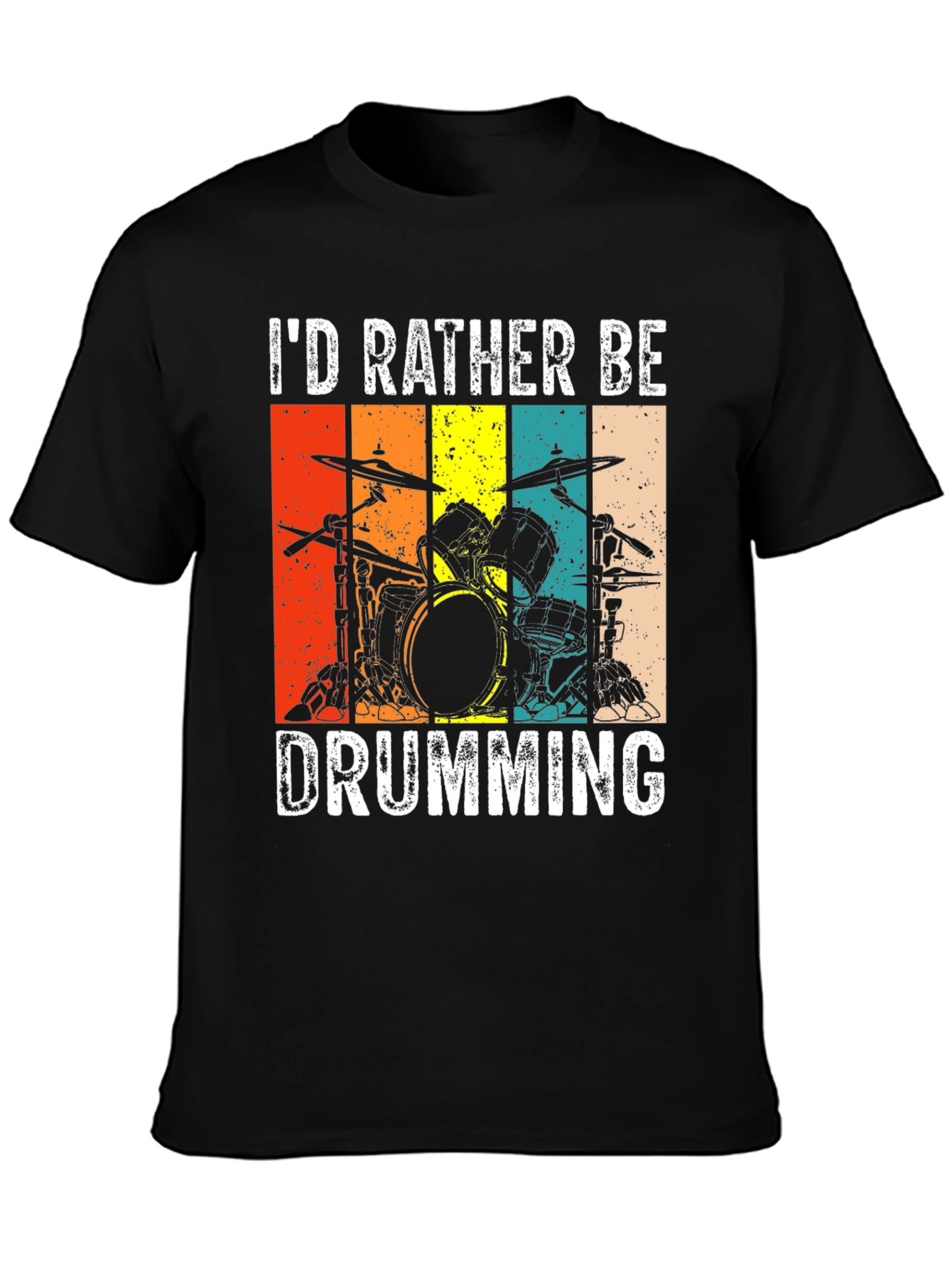 Id Rather Be Drumming T-Shirt